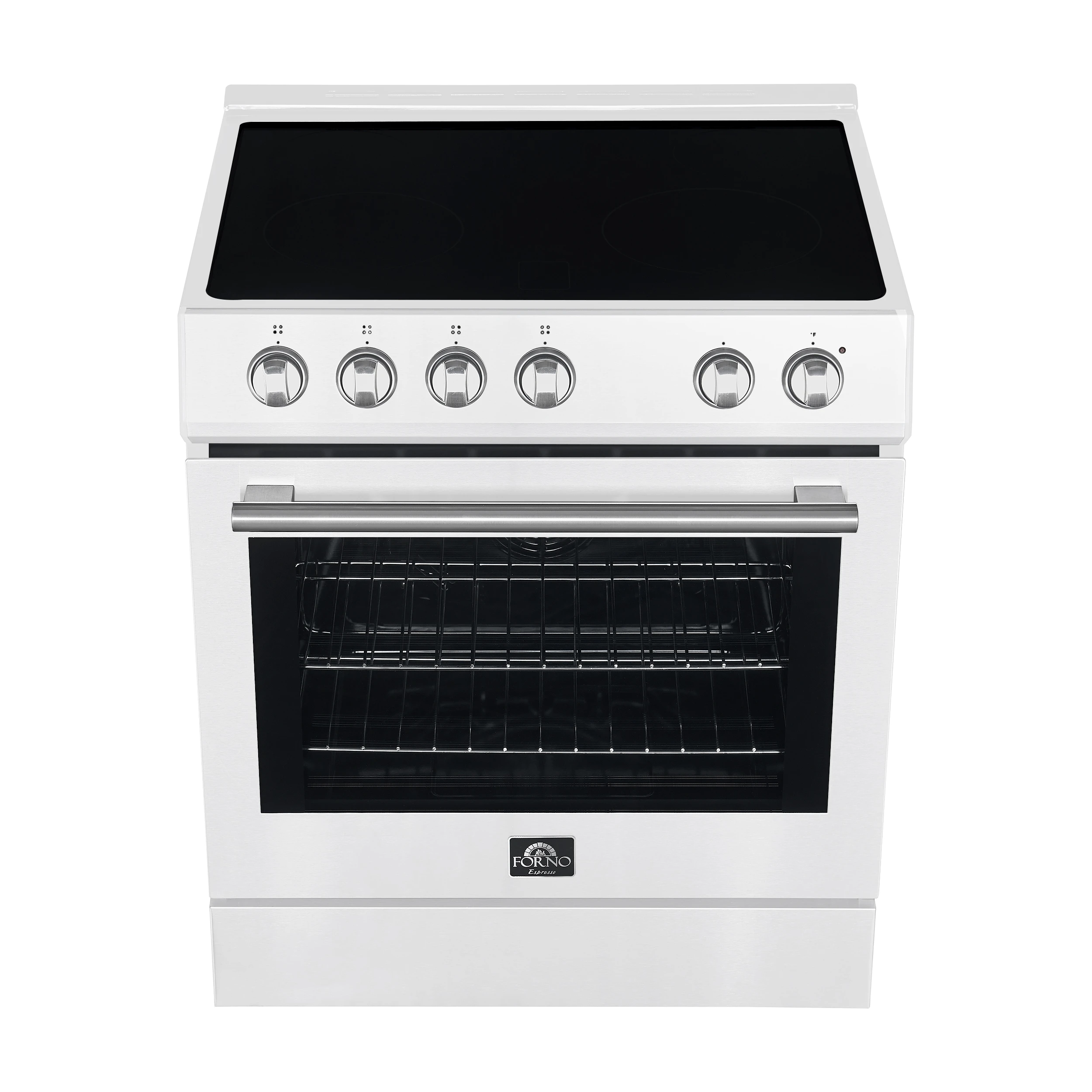 Leonardo Espresso 30-Inch White Electric Range, True Convection, Energy Efficient FFSEL601230WHT