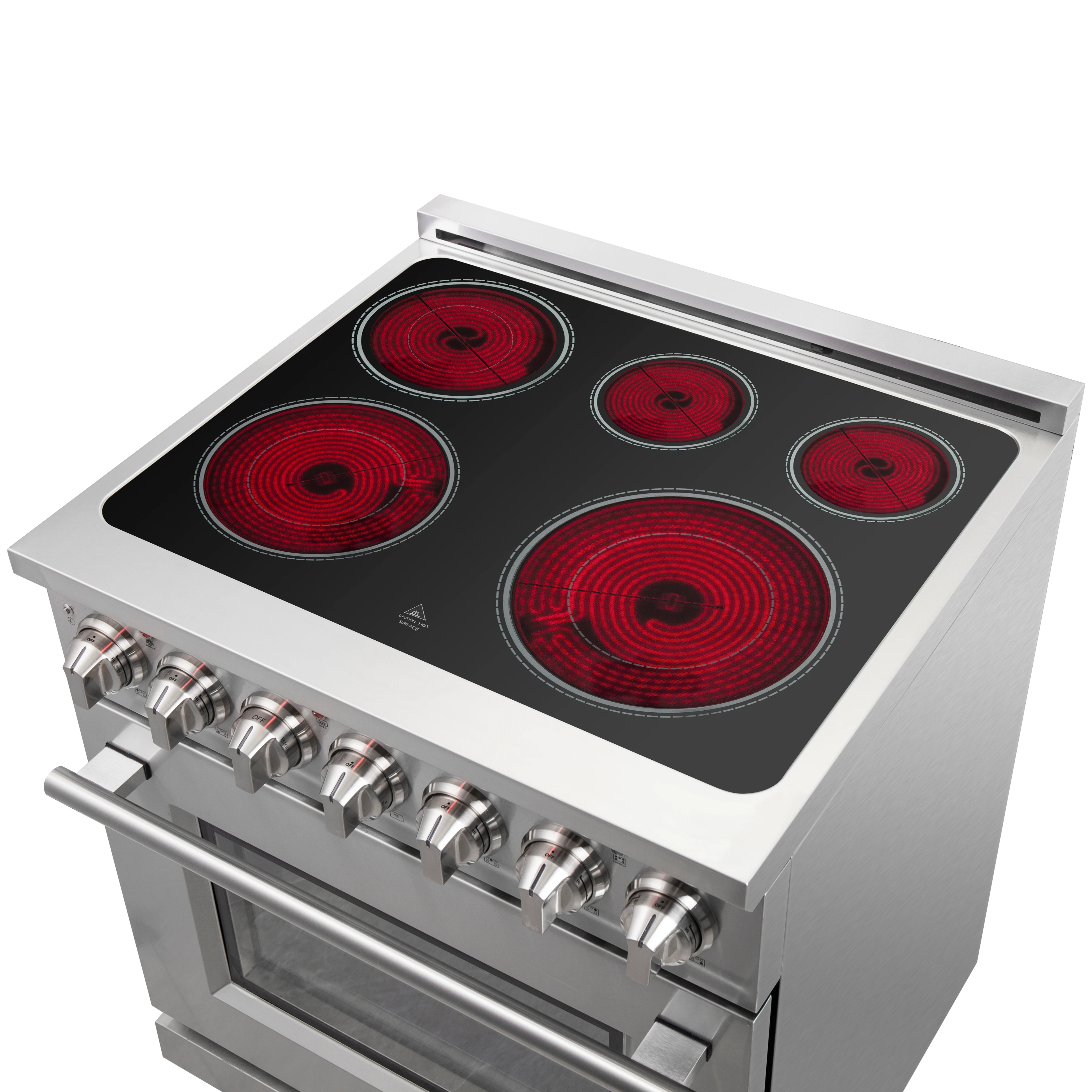Massimo 30-Inch Freestanding Electric Range, True Convection Oven FFSEL602030