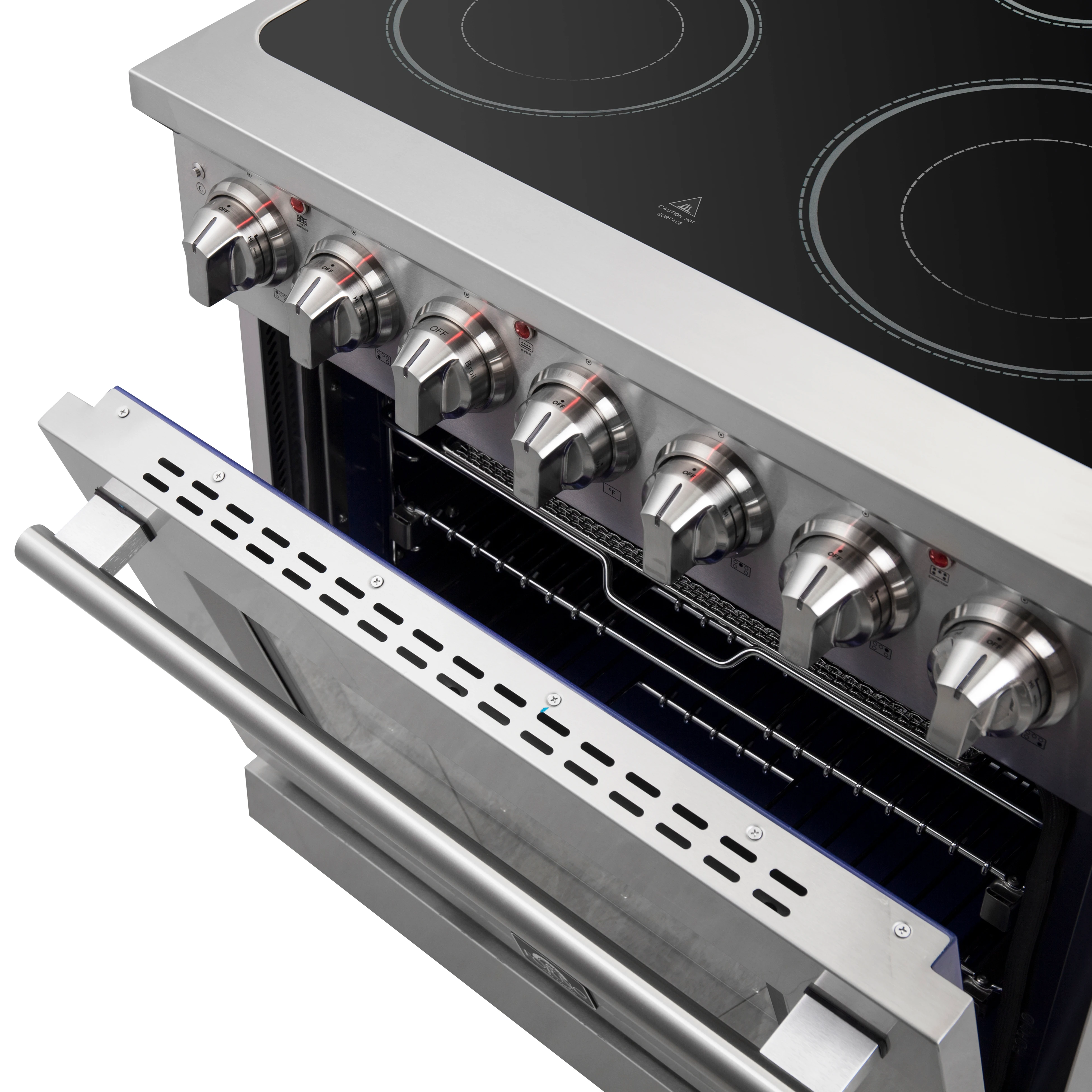 Massimo 30-Inch Freestanding Electric Range, True Convection Oven FFSEL602030