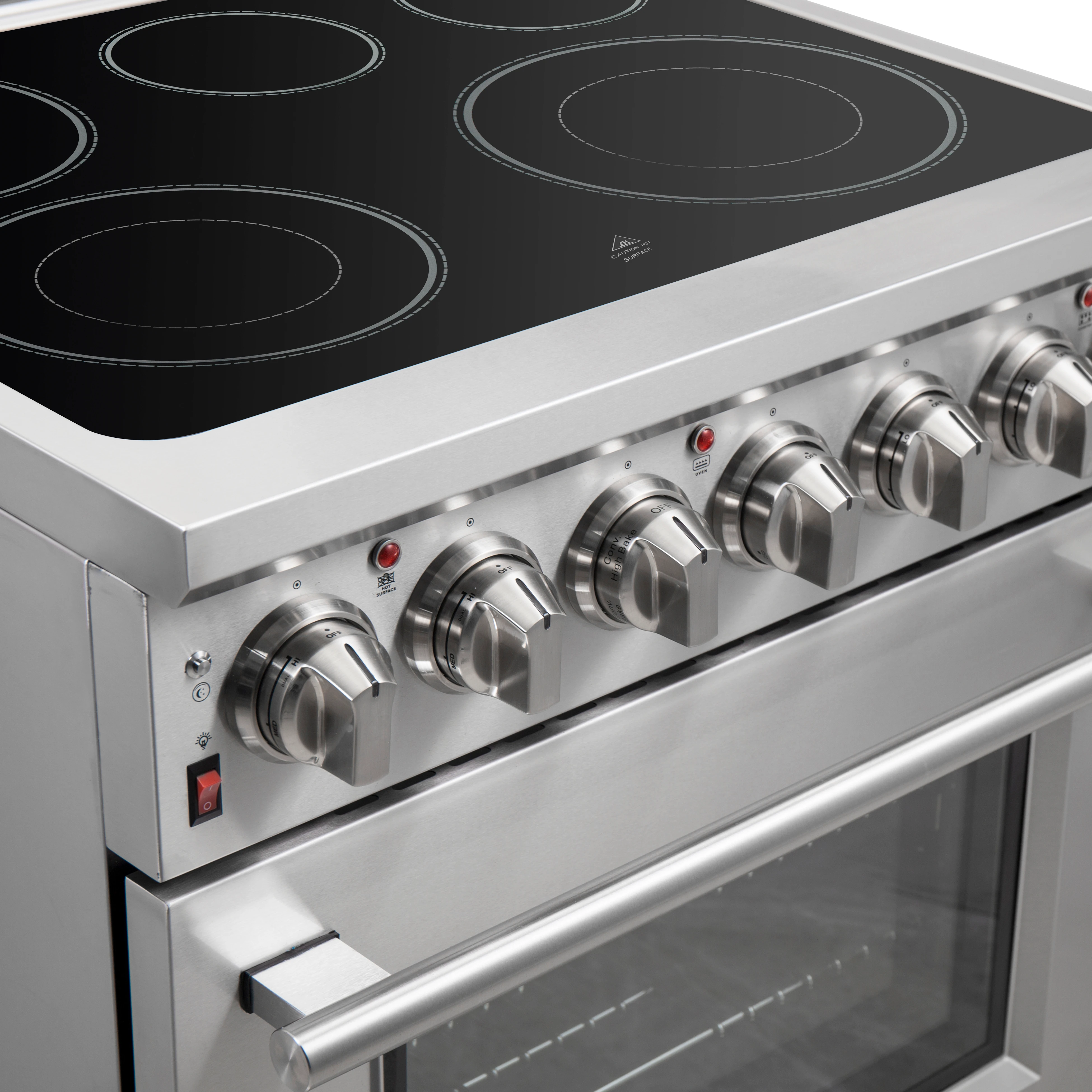 Massimo 30-Inch Freestanding Electric Range, True Convection Oven FFSEL602030
