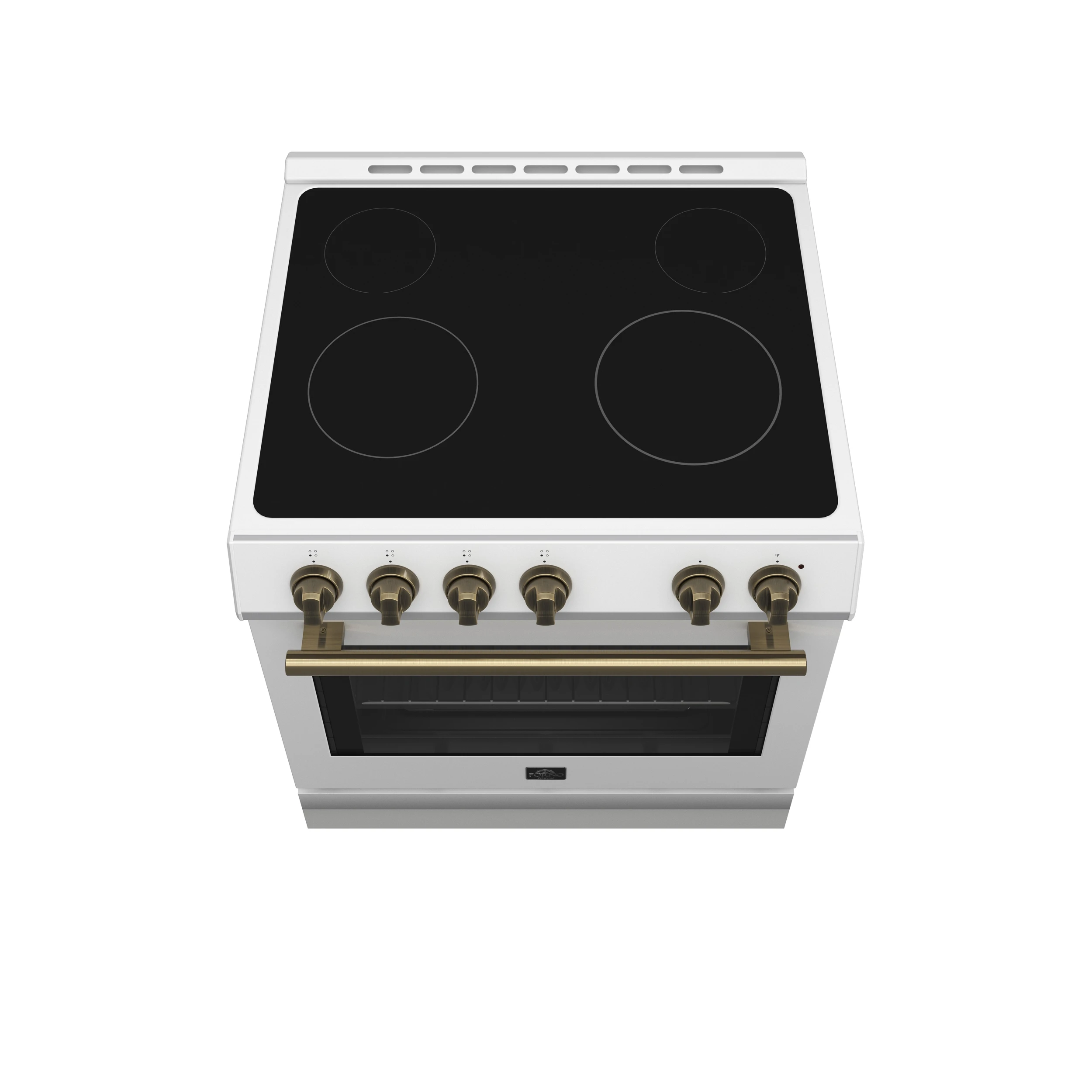 Leonardo Espresso 30-Inch White Electric Range, True Convection, Energy Efficient FFSEL602230WHT