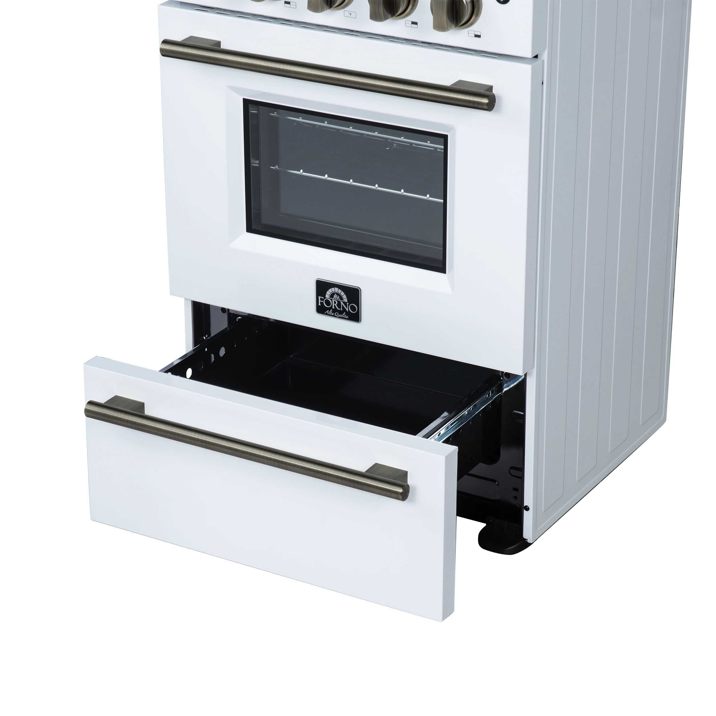 Loiano 24 Inch Freestanding Electric Range in White FFSEL606924WHT