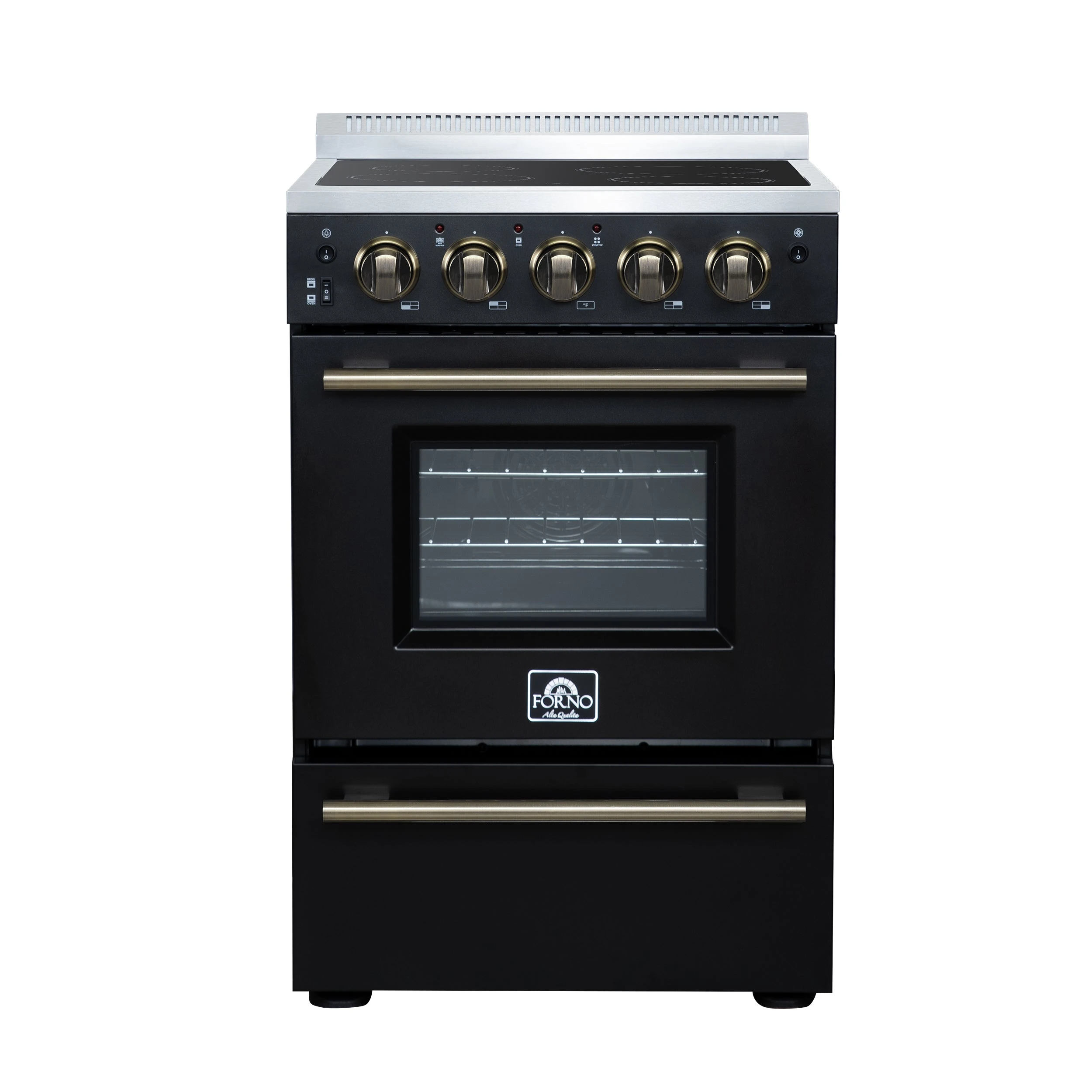 Loiano 24 Inch Freestanding Electric Range in , Canada Version, Plug and Cord Included FFSEL609924BLK