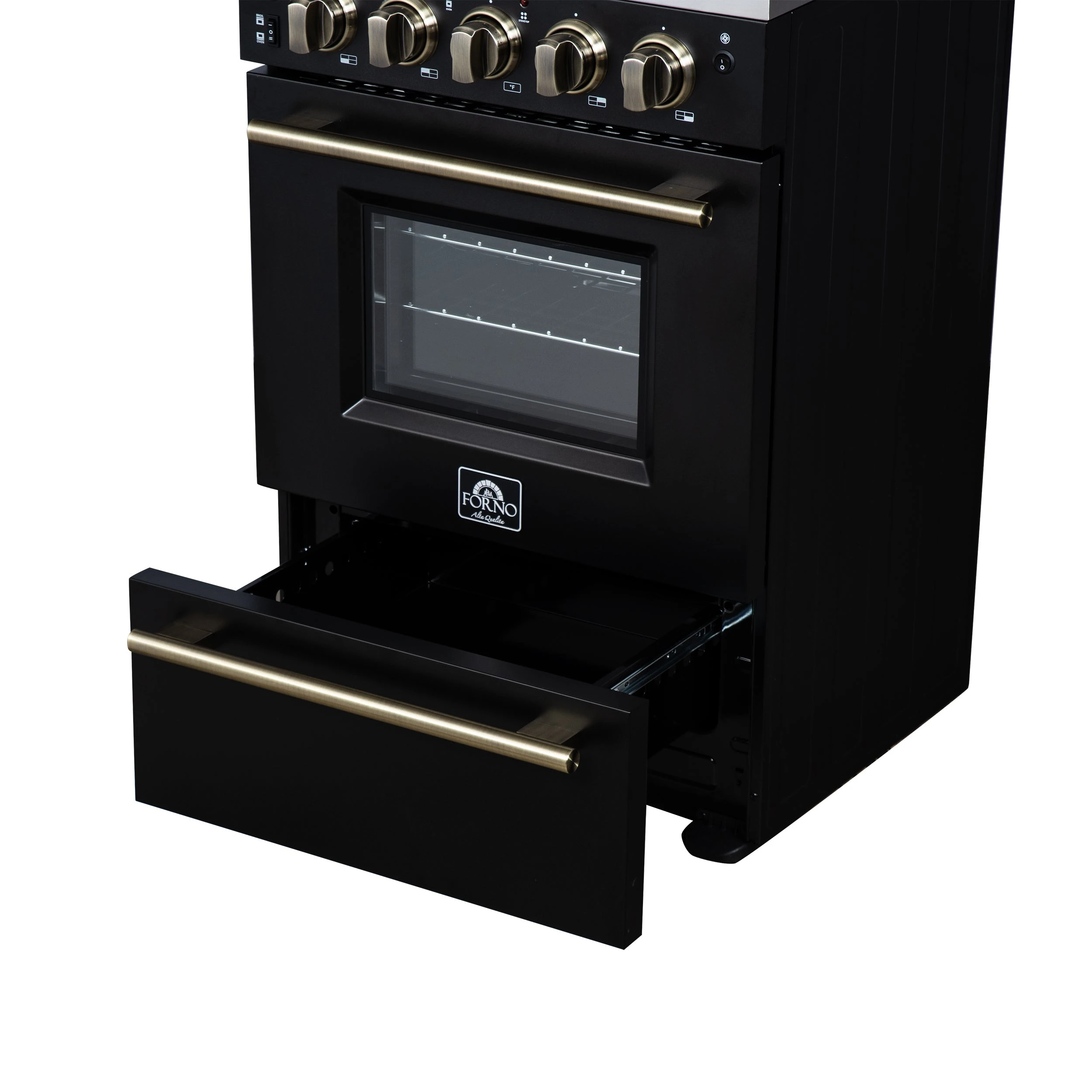 Loiano 24 Inch Freestanding Electric Range in , Canada Version, Plug and Cord Included FFSEL609924BLK