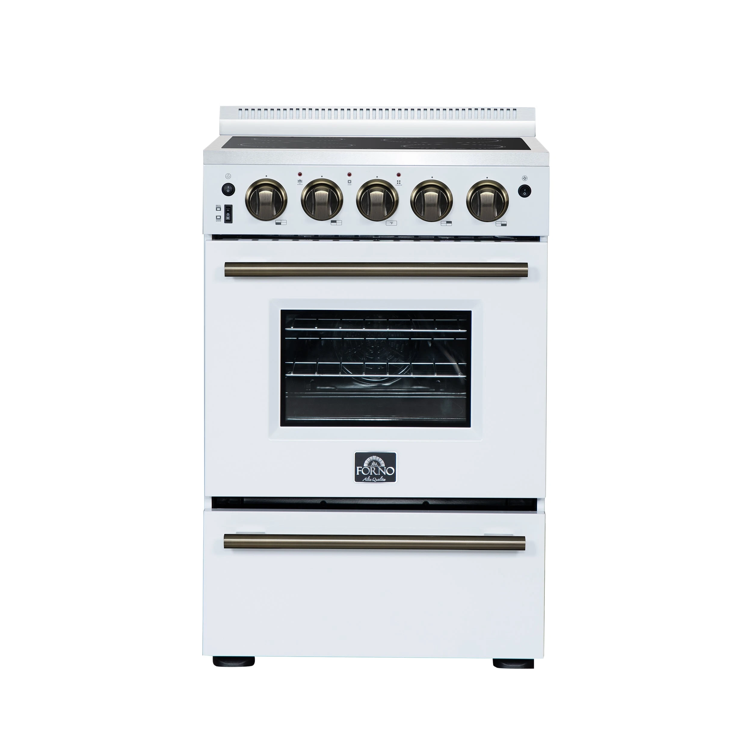 Loiano 24 Inch Freestanding Electric Range in , Canada Version, Plug and Cord Included FFSEL609924WHT