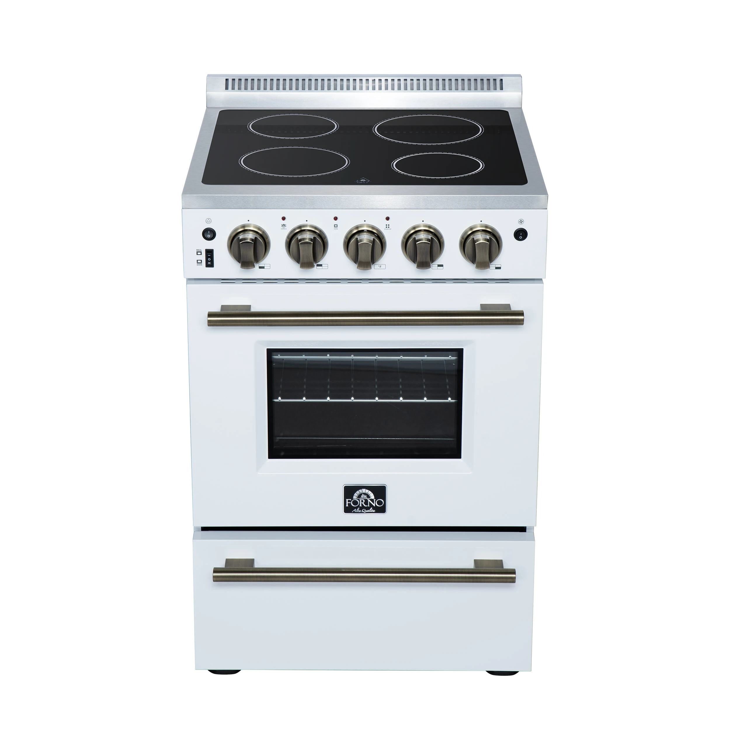 Loiano 24 Inch Freestanding Electric Range in , Canada Version, Plug and Cord Included FFSEL609924WHT