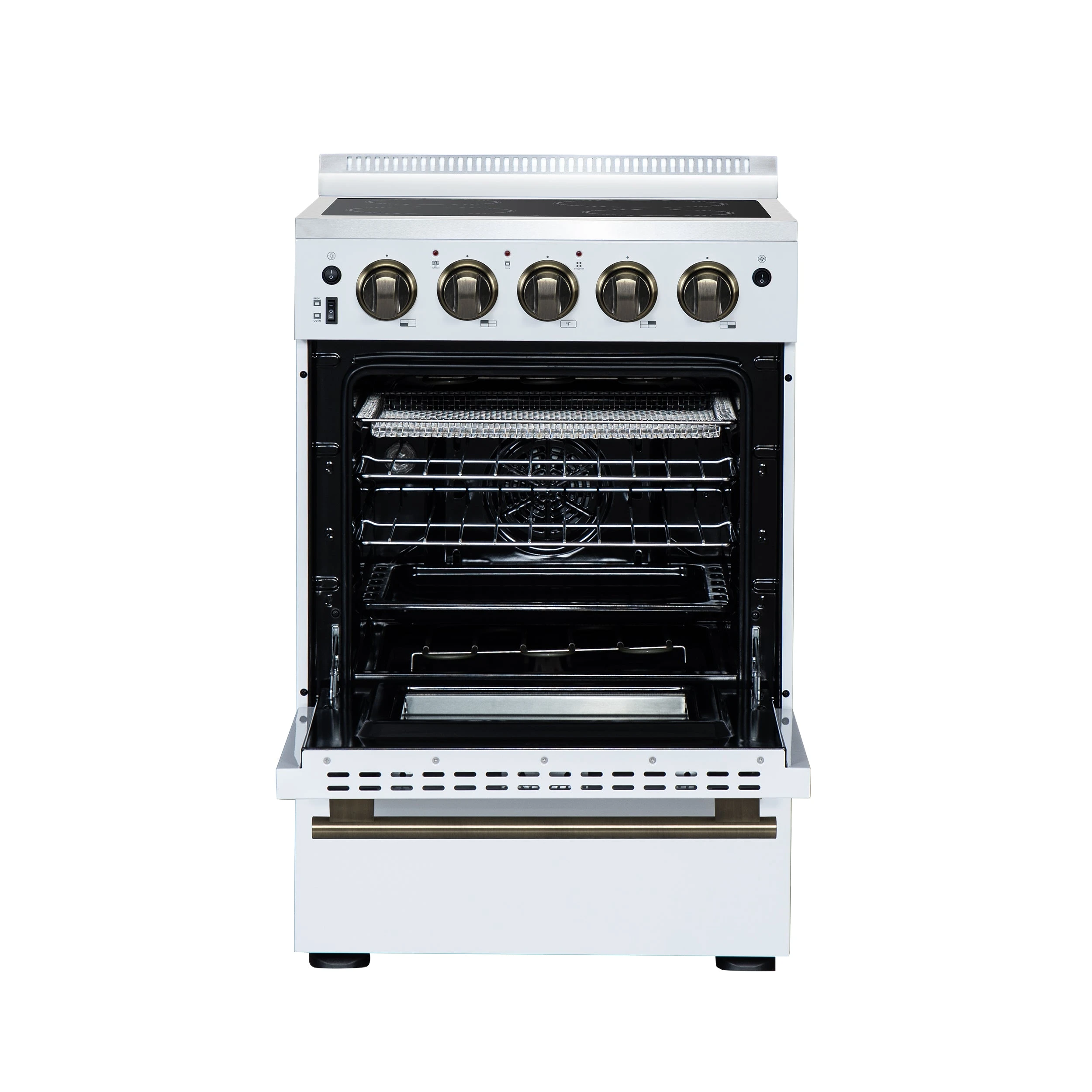 Loiano 24 Inch Freestanding Electric Range in , Canada Version, Plug and Cord Included FFSEL609924WHT