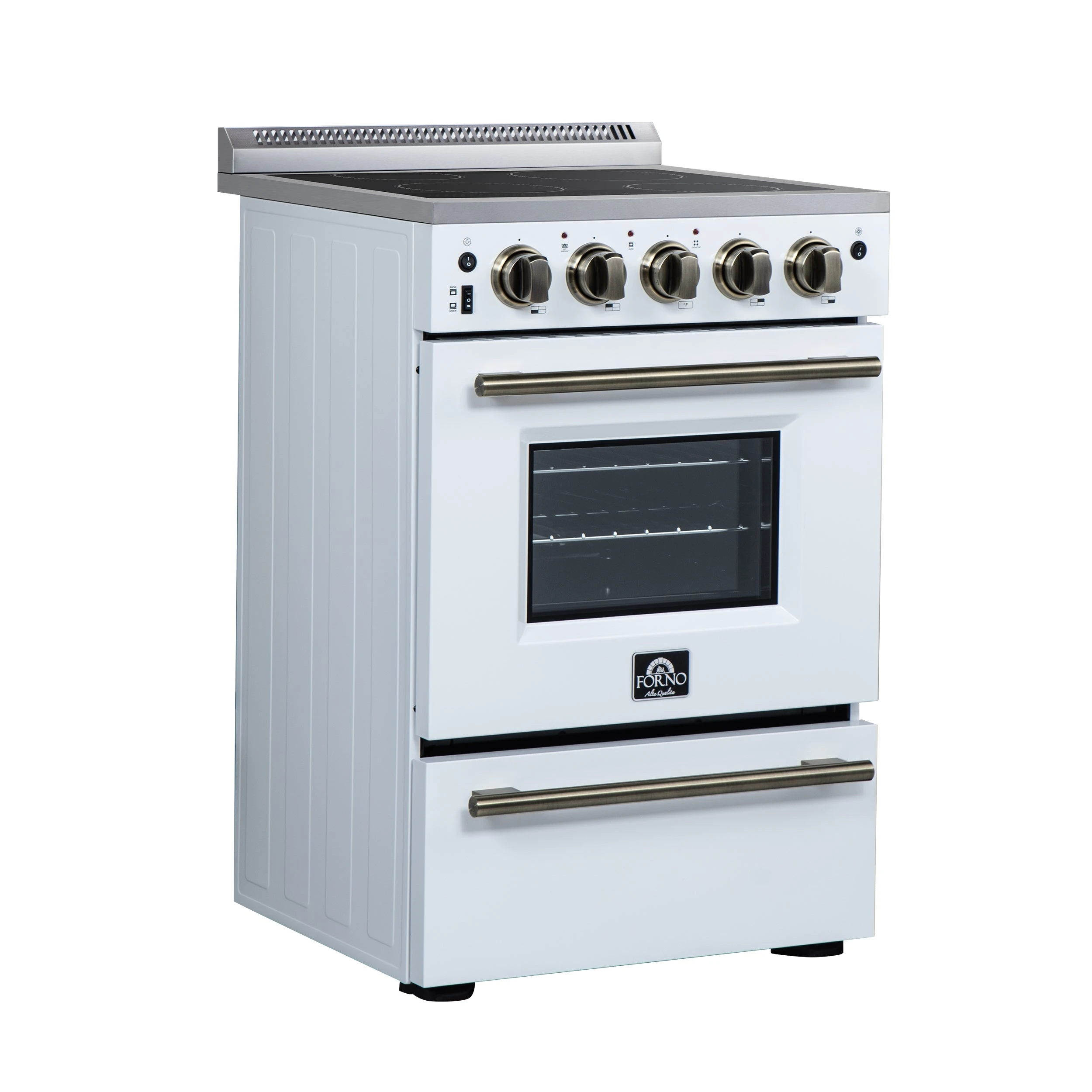 Loiano 24 Inch Freestanding Electric Range in , Canada Version, Plug and Cord Included FFSEL609924WHT