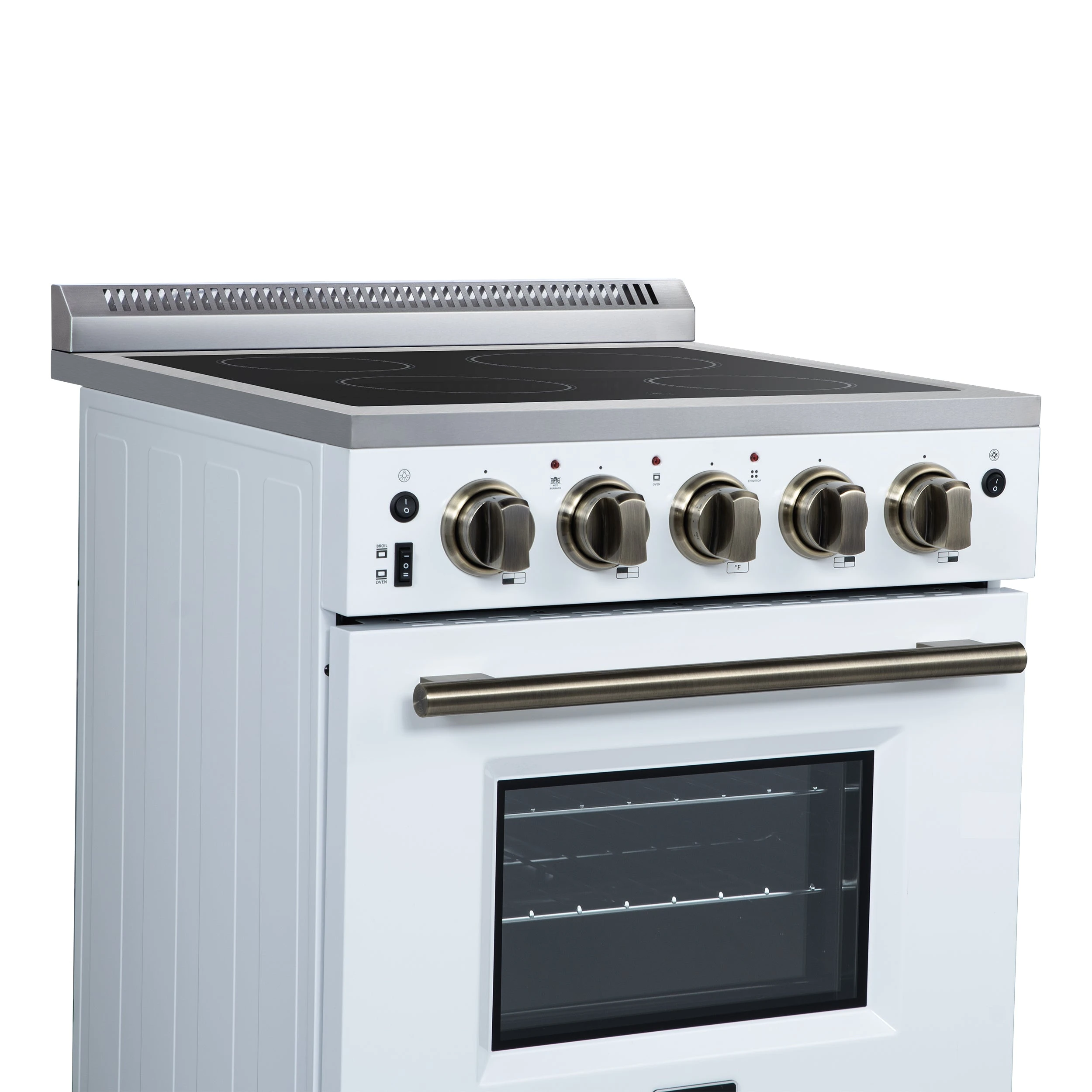 Loiano 24 Inch Freestanding Electric Range in , Canada Version, Plug and Cord Included FFSEL609924WHT