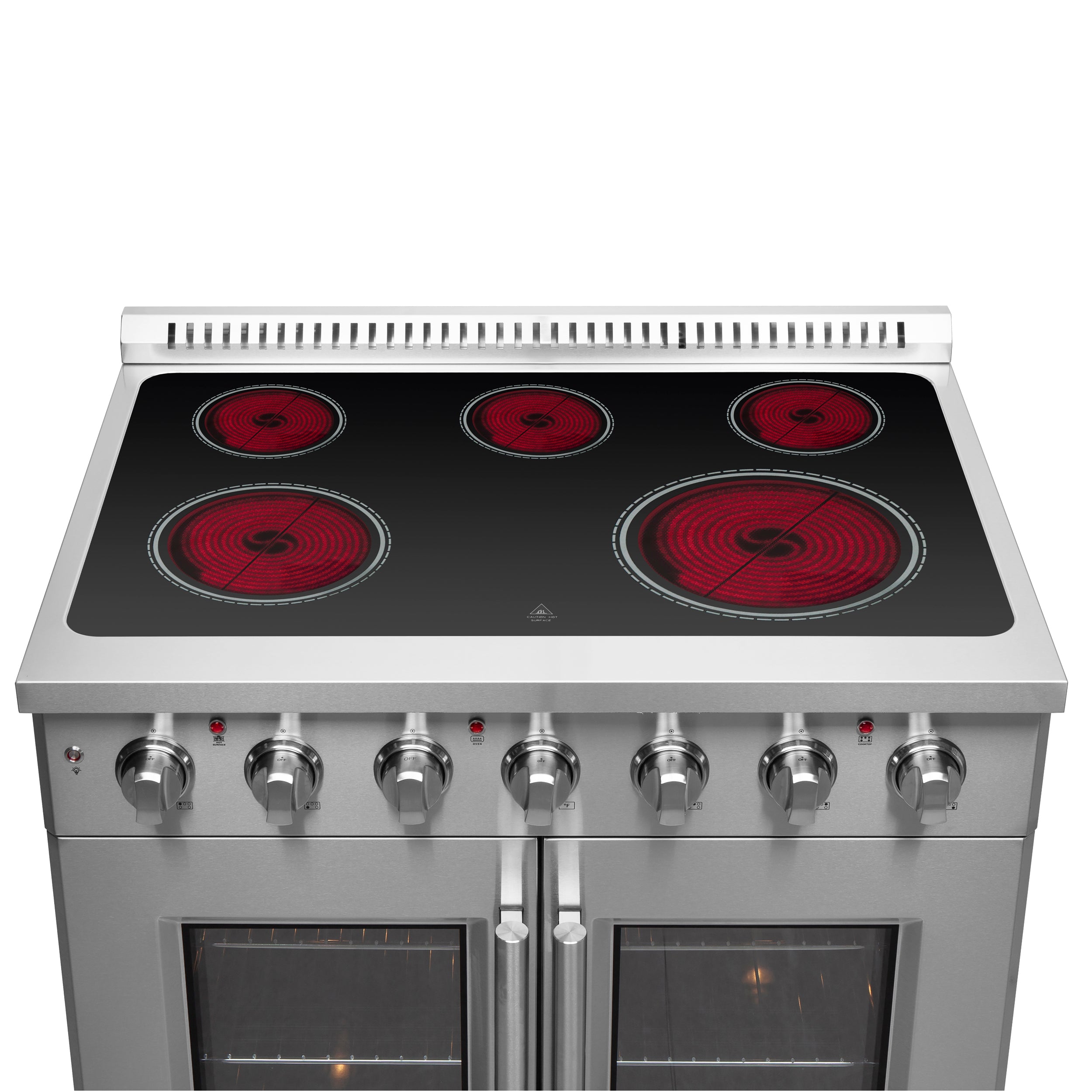 Galiano 36-Inch Freestanding French Door Electric Range, True Convection, Energy Efficient FFSEL691736