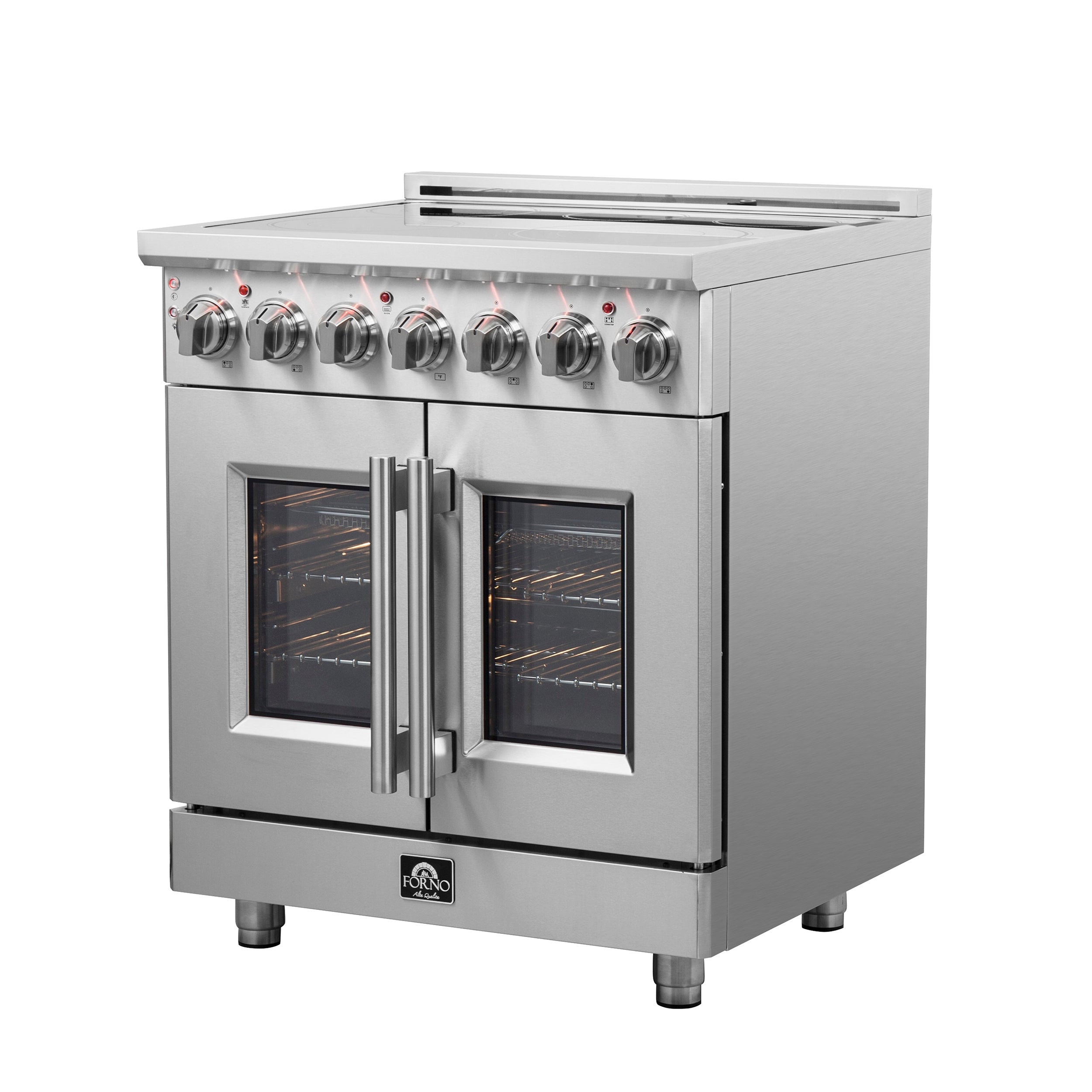 Massimo 30-Inch Freestanding French Door Electric Range, True Convection Oven FFSEL695530