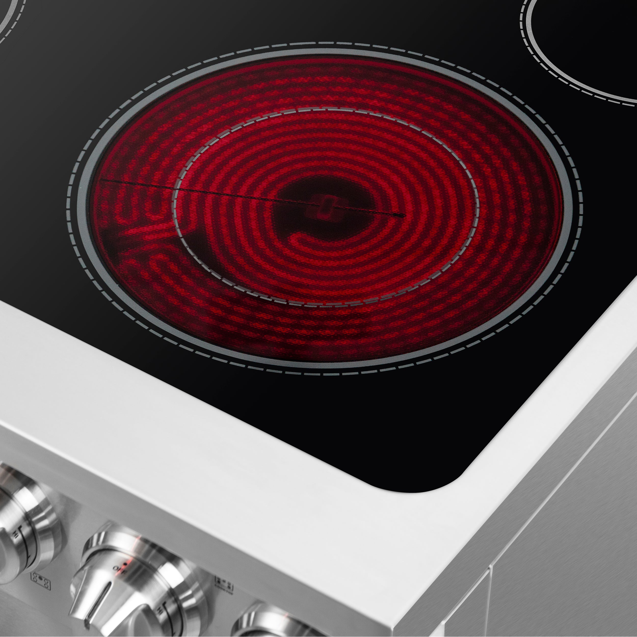 Massimo 30-Inch Freestanding French Door Electric Range, True Convection Oven FFSEL695530