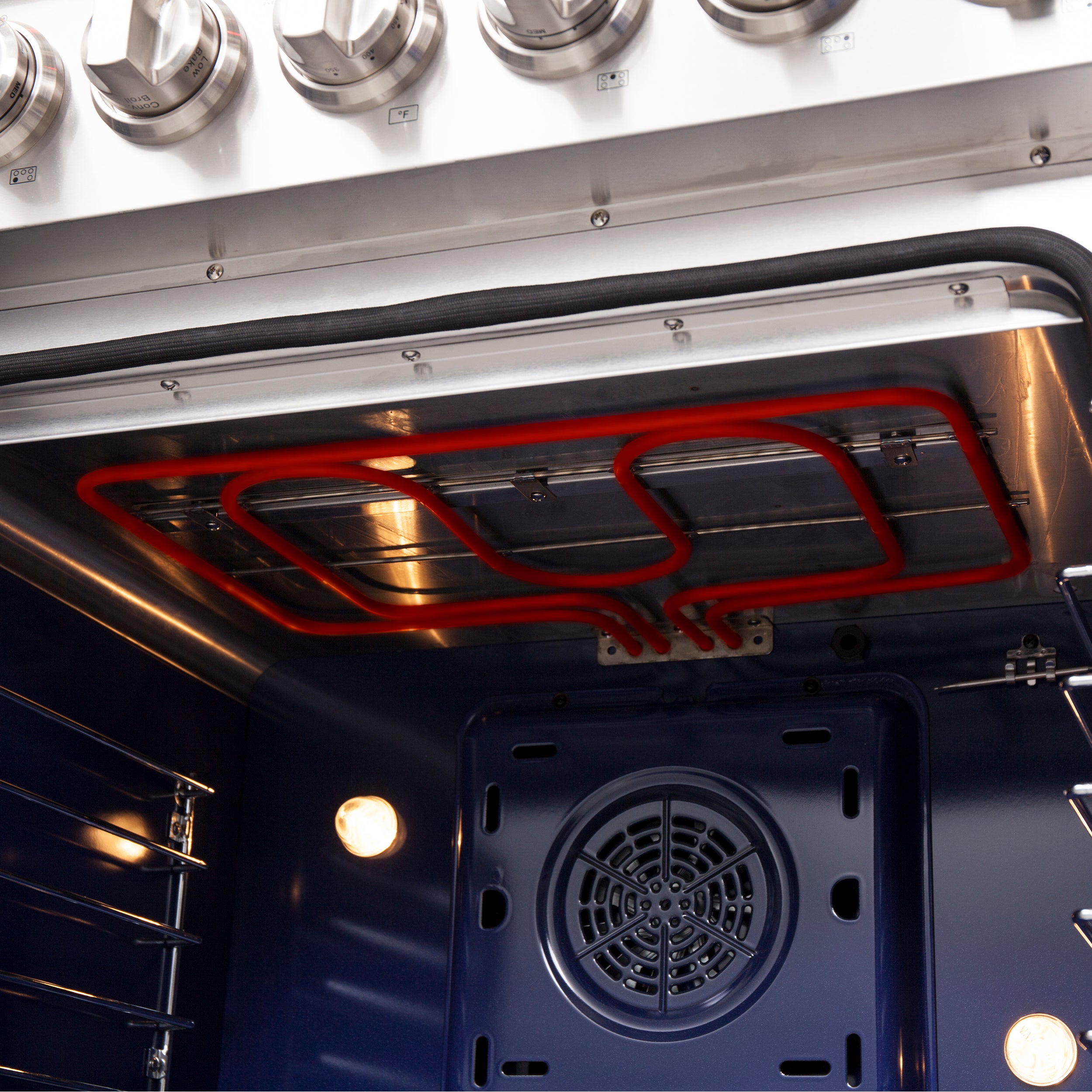 Massimo 30-Inch Freestanding French Door Electric Range, True Convection Oven FFSEL695530