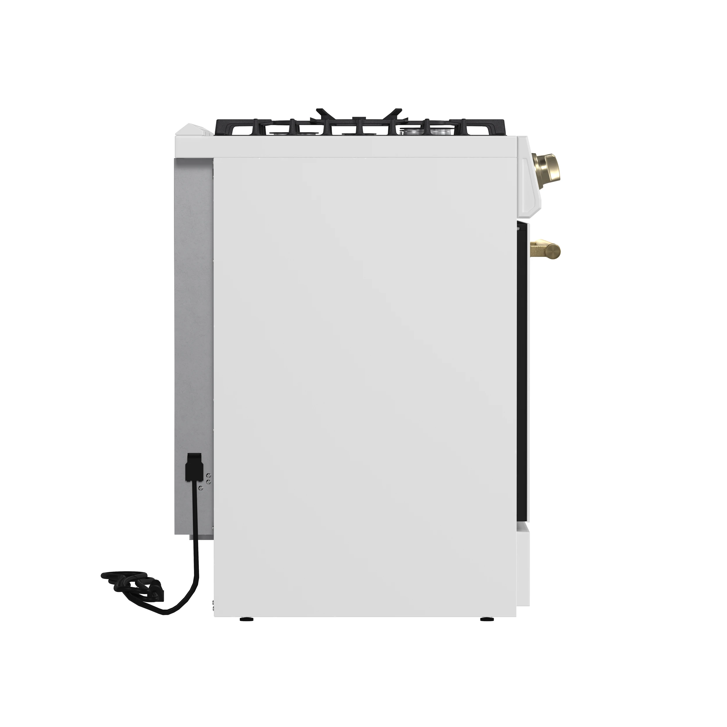 Leonardo Espresso 30-Inch White Gas Range, 5 Burners, 39,500 BTU, 5 cu.ft Convection Oven FFSGS111630WHT