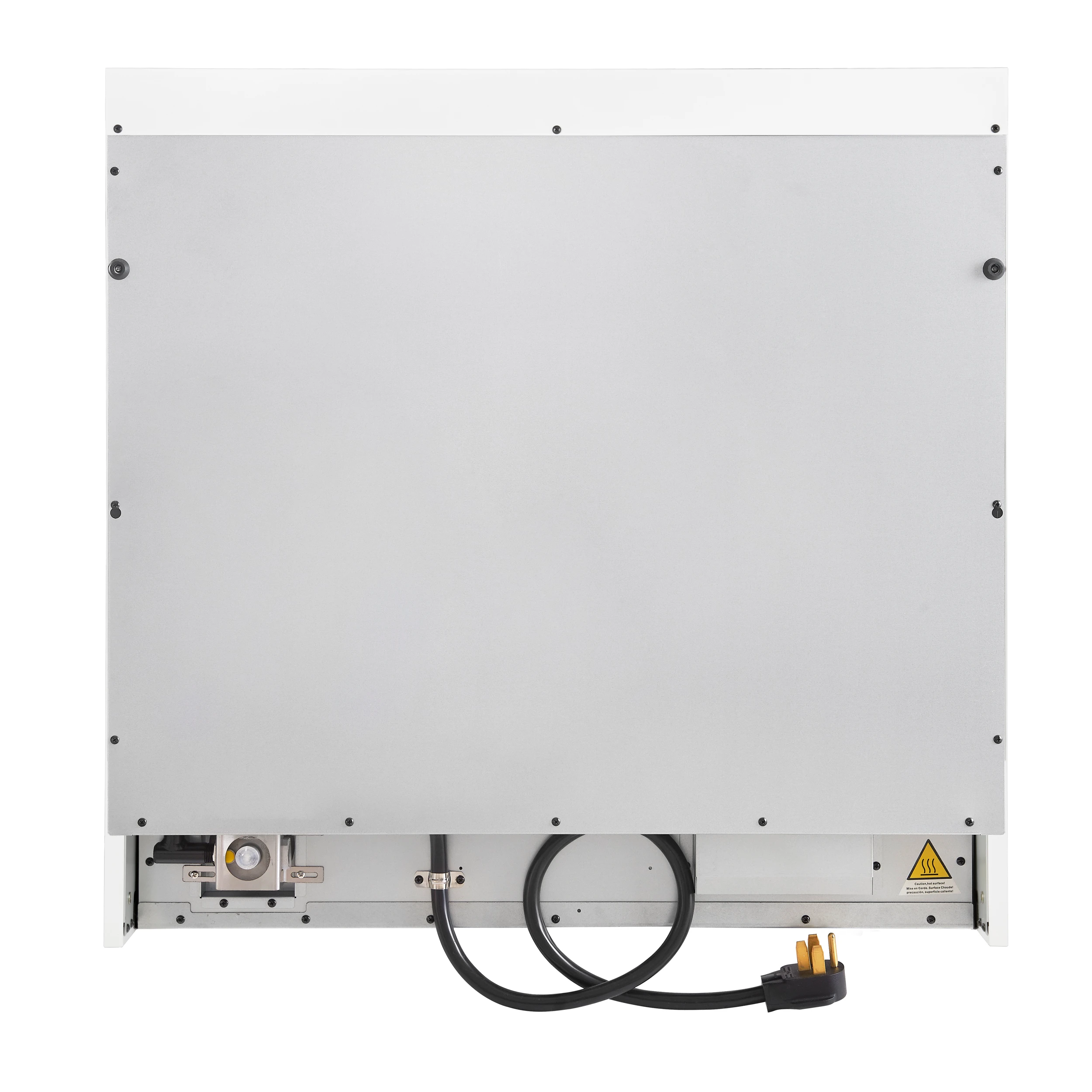 Antico 36-inch Dual Fuel Range White and Antique Brass Design with 6 Sealed Gas Burners and Electric Convection Oven FFSGS611336WHT