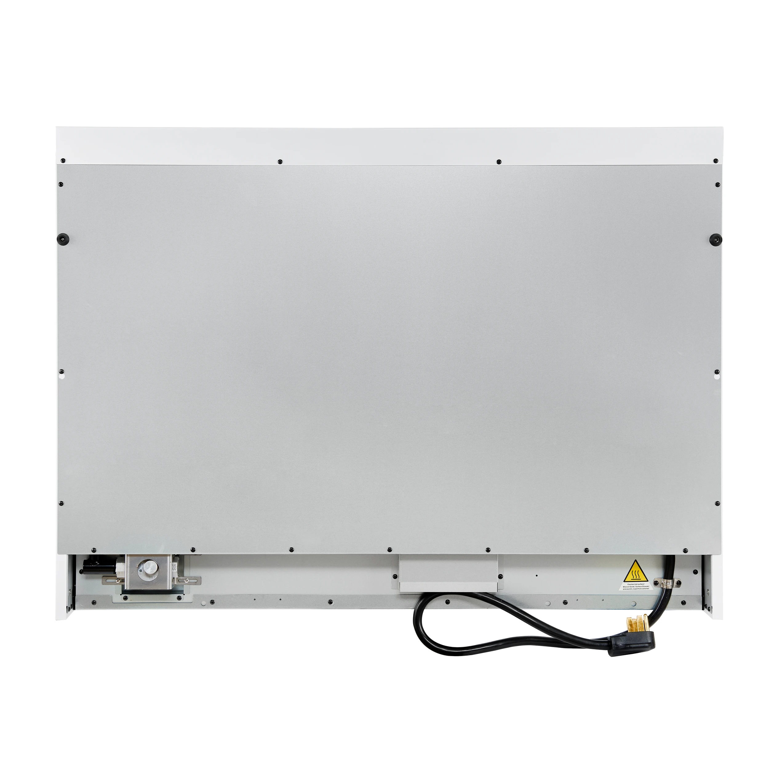 Antico 48-Inch Dual Fuel Range, White with Antique Brass Finish, 8 Burners, 94,000 BTU, 5.5 cu.ft. Double Ovens & Griddle FFSGS611348WHT