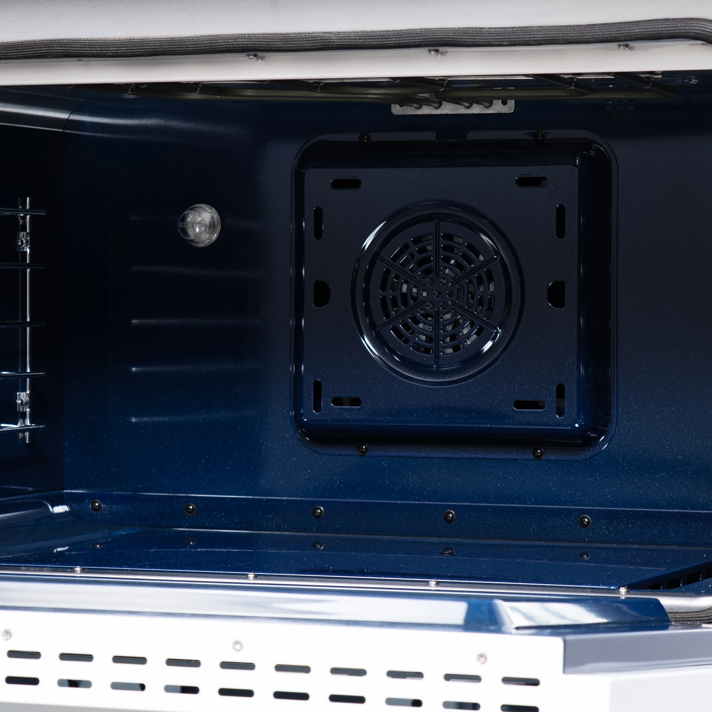 Massimo 36 Inch Freestanding Dual Fuel Range in White with Antique Brass Accessories, 6 Burners, 5.36 cu. ft. Convection Oven FFSGS612536WHT