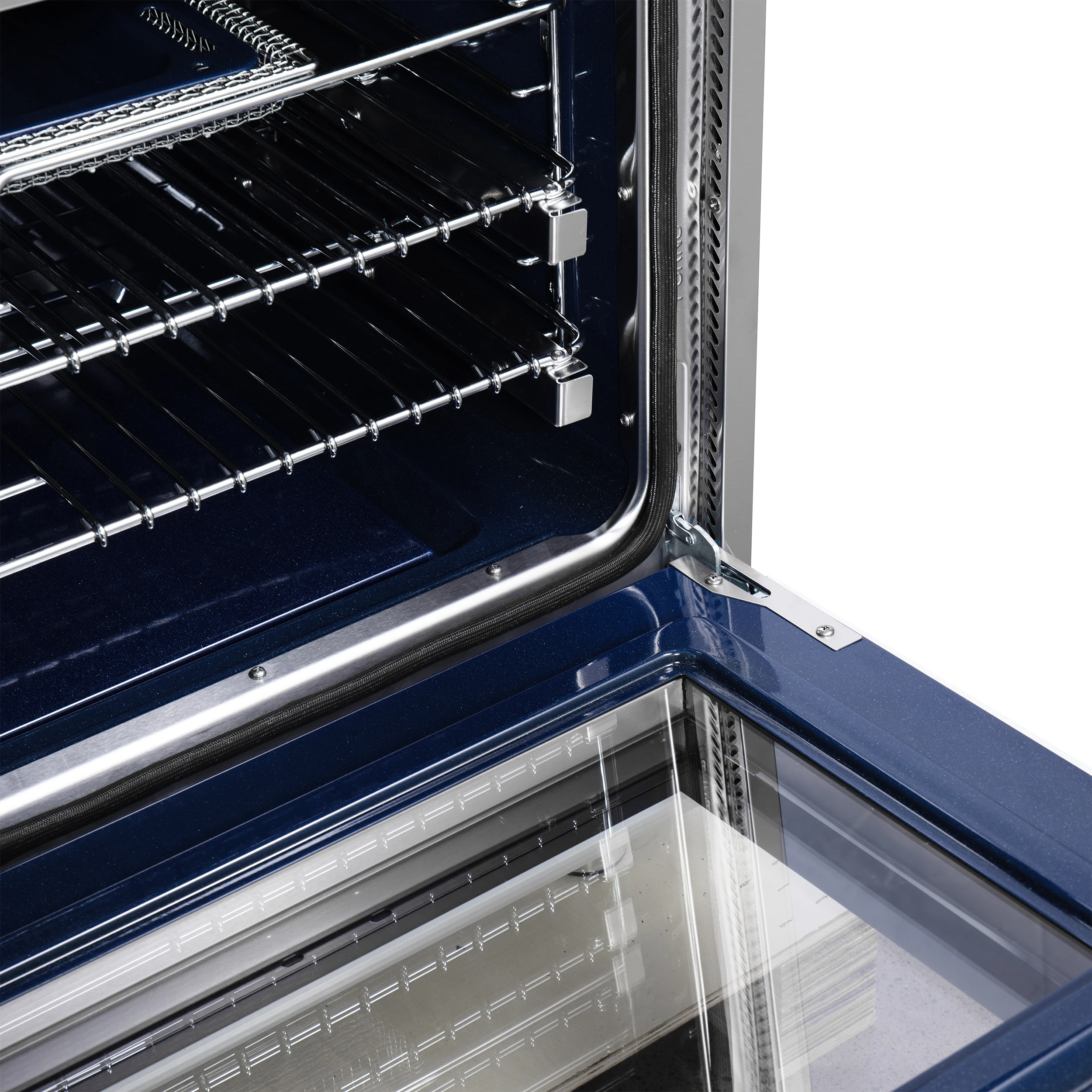 Massimo 36 Inch Freestanding Dual Fuel Range in White with Antique Brass Accessories, 6 Burners, 5.36 cu. ft. Convection Oven FFSGS612536WHT