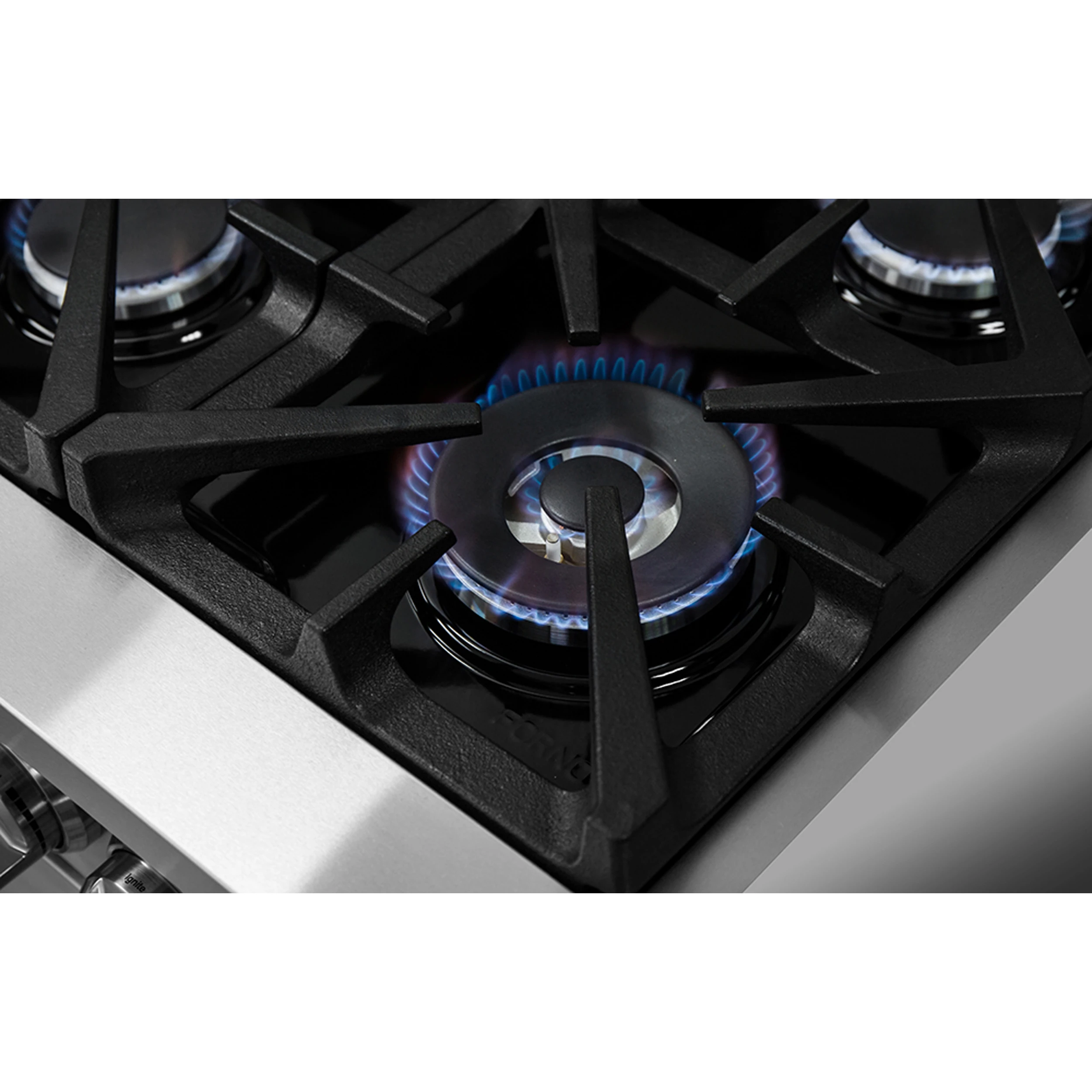Massimo 48-Inch Freestanding Dual Fuel Range, 8 Burners, Double Convection Ovens FFSGS612548