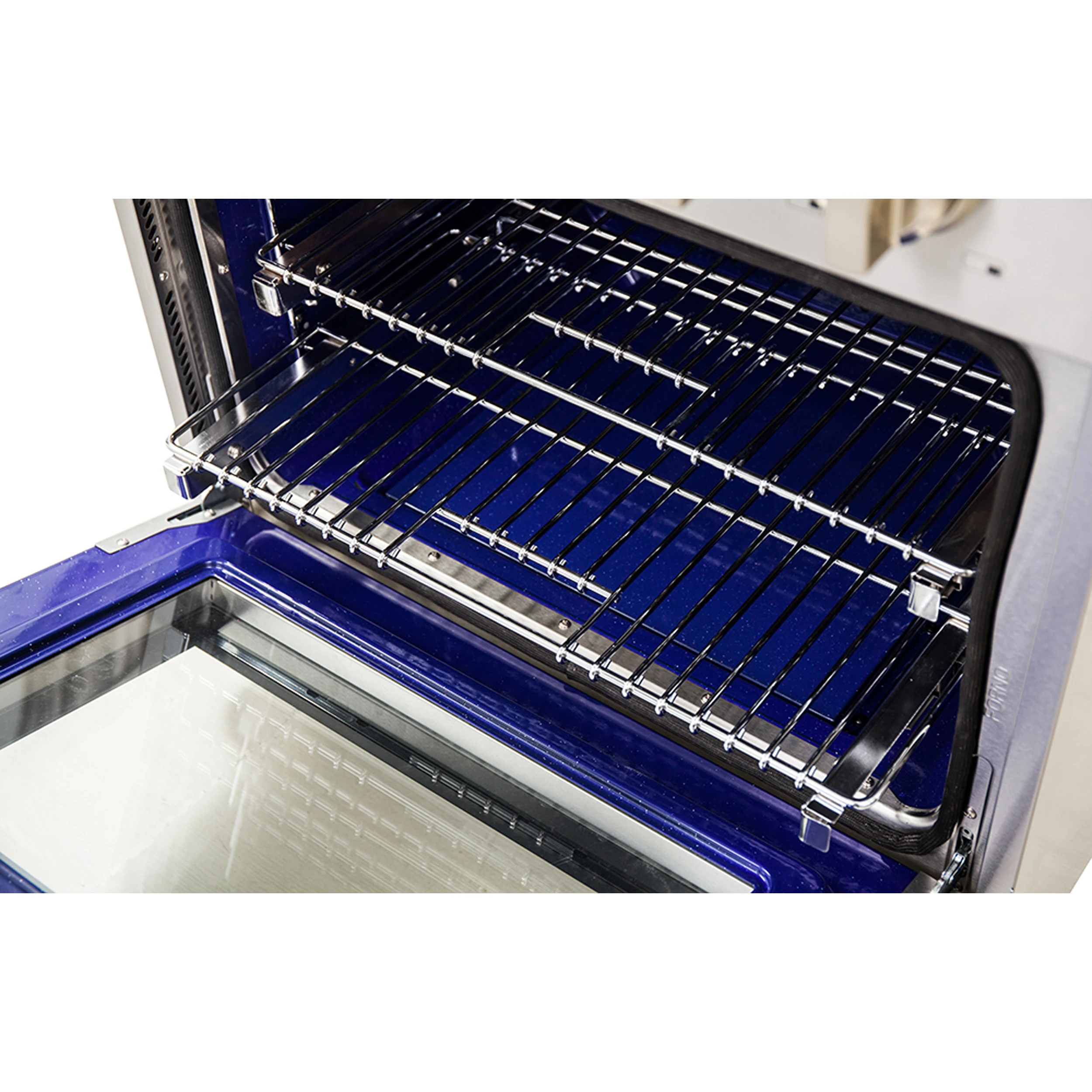 Massimo 48-Inch Freestanding Dual Fuel Range, 8 Burners, Double Convection Ovens FFSGS612548