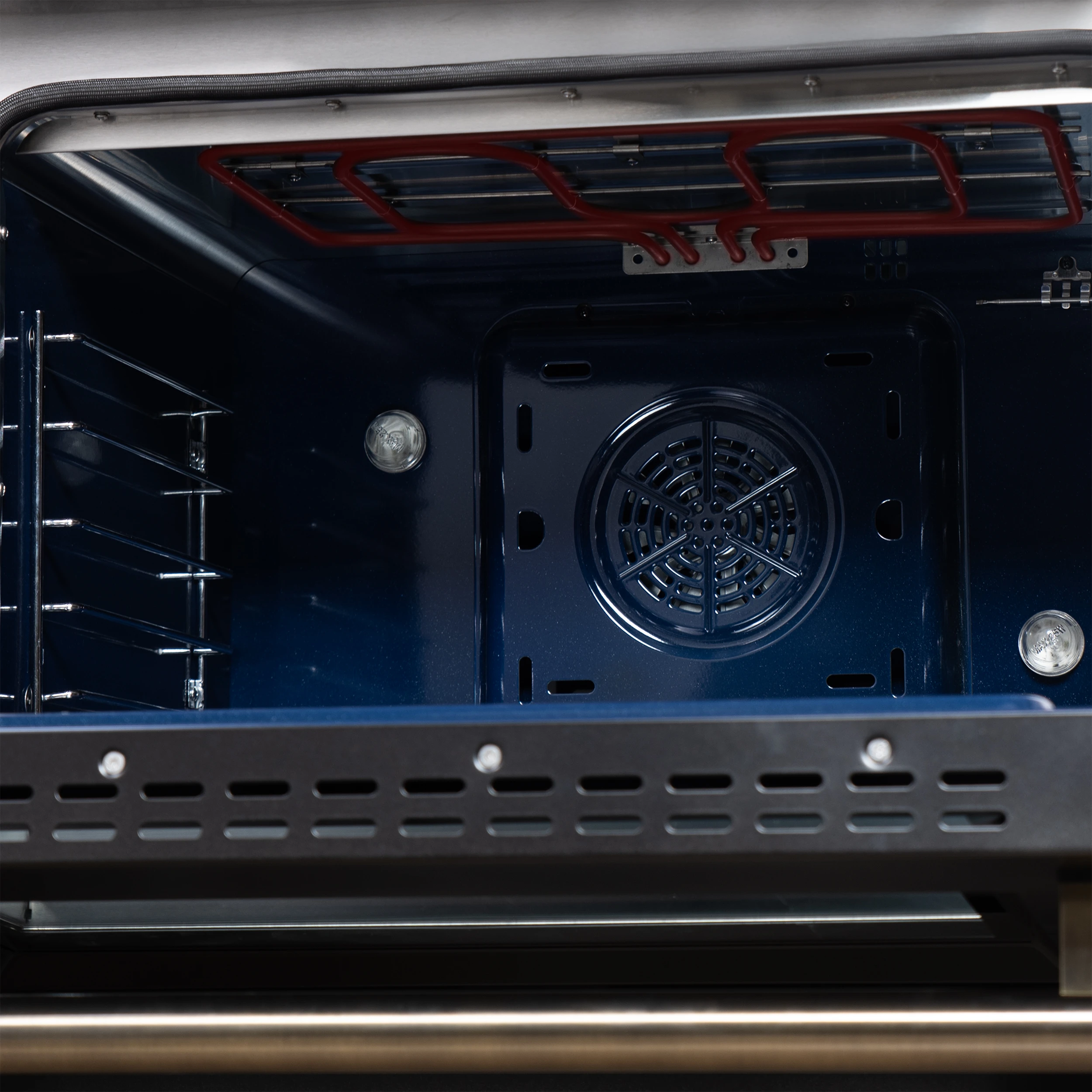 Massimo 48 Inch Freestanding Dual Fuel Range in Black with Antique Brass Accessories, 8 Burners, 6.58 cu. ft. Convection Oven FFSGS612548BLK