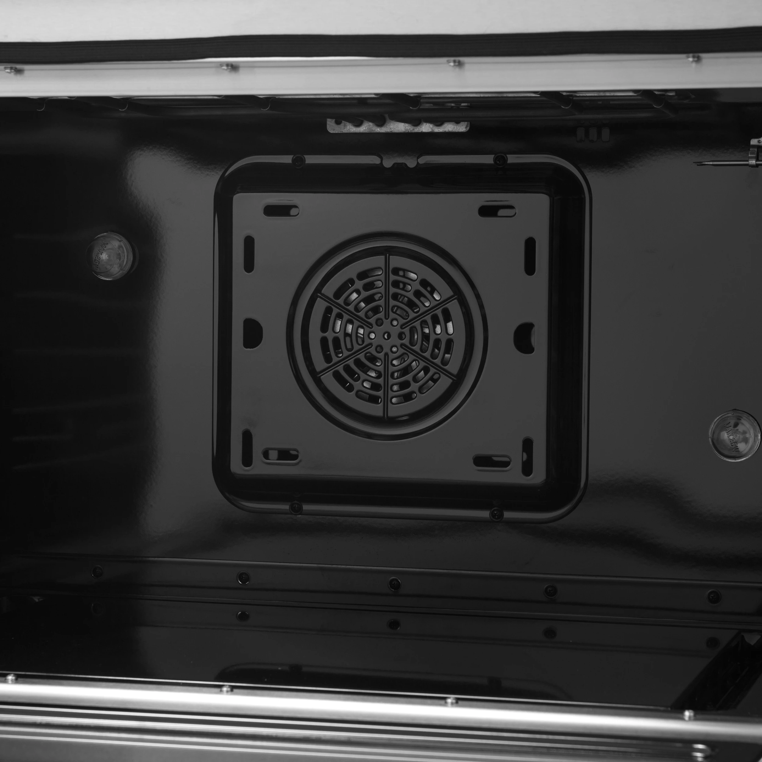 Galiano 36-inch Dual Fuel Range in Black & Antique Brass Design, 6 Sealed Burners 83,000 BTU, 5.36 cu.ft. True Convection Oven FFSGS615636BLK