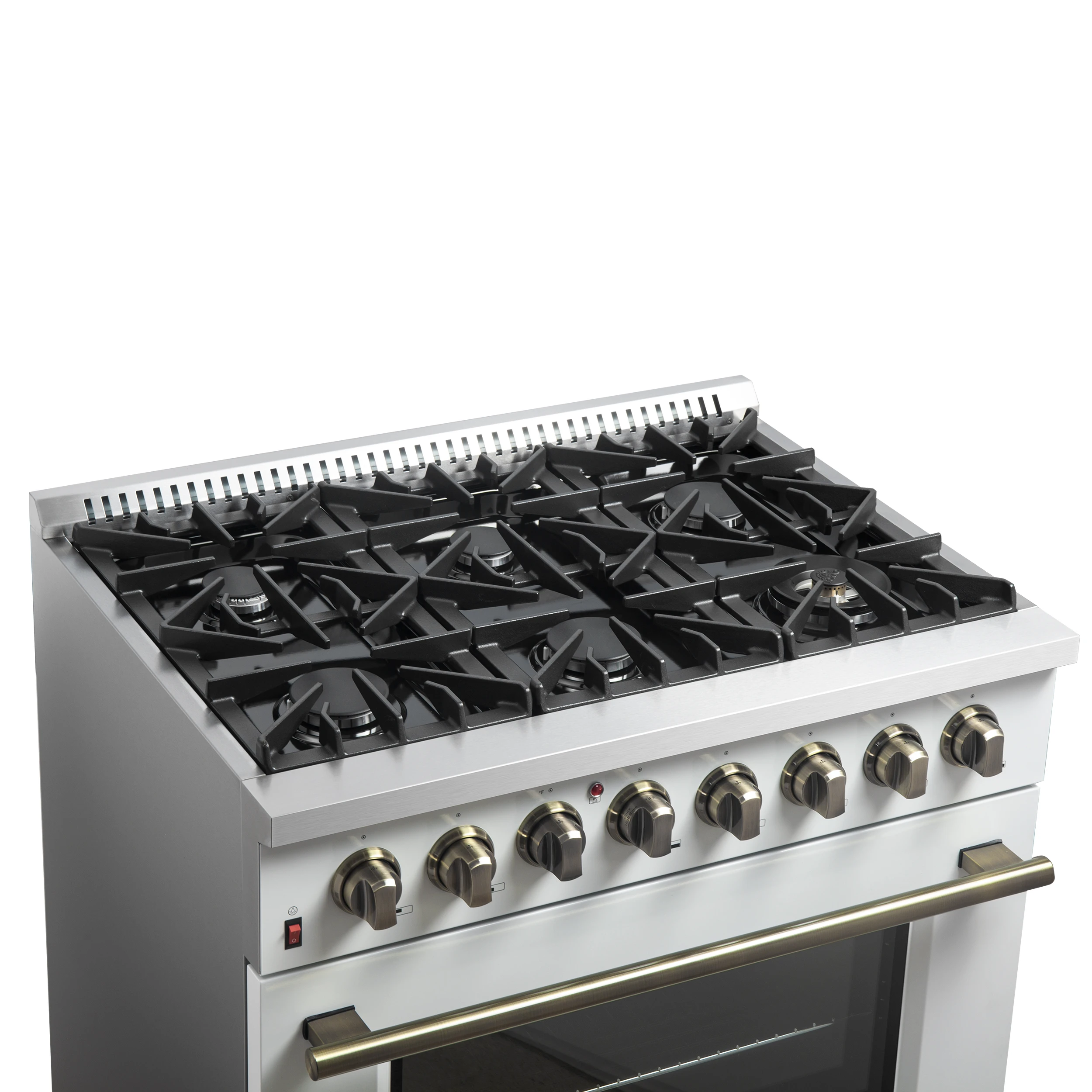 Galiano 36" Freestanding Dual Fuel Range in White FFSGS615636WHT
