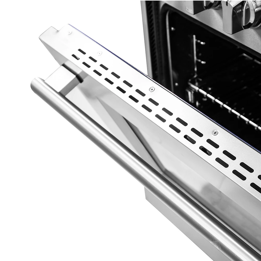 Capriasca 30-Inch Freestanding Dual Fuel Range, 4 Burners, True Convection Oven FFSGS618730