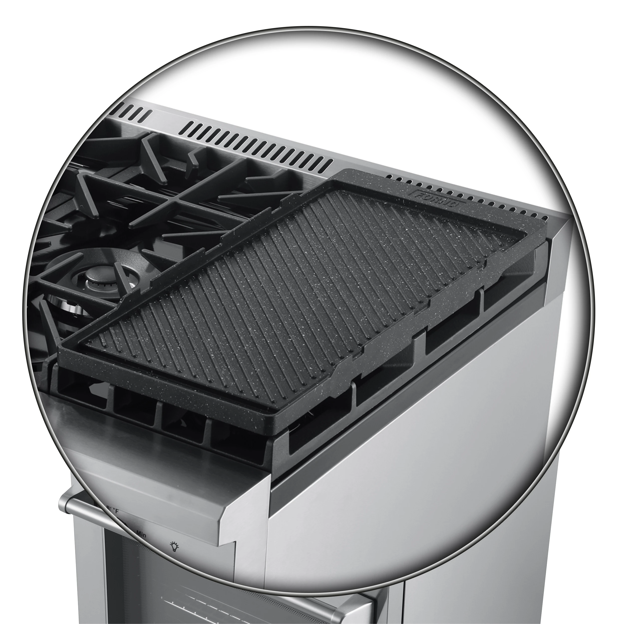 Lazio 30-Inch Freestanding Dual Fuel Range, 4 Burners, True Convection Oven FFSGS619630