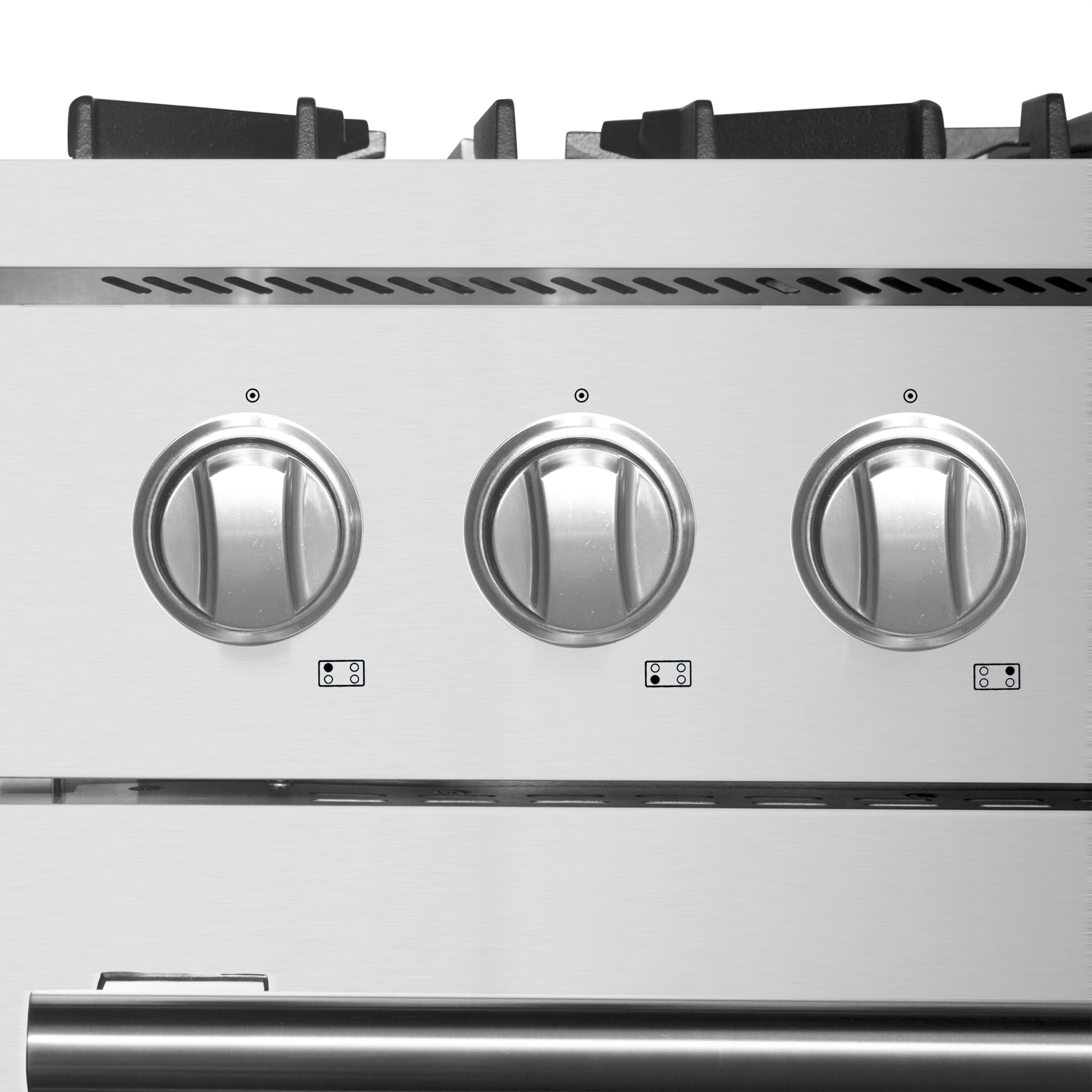 Marco 30-Inch Dual Fuel Range, Stainless Steel, 4 Burners, 37,000 BTU, True Convection Oven, Energy Efficient FFSGS619730