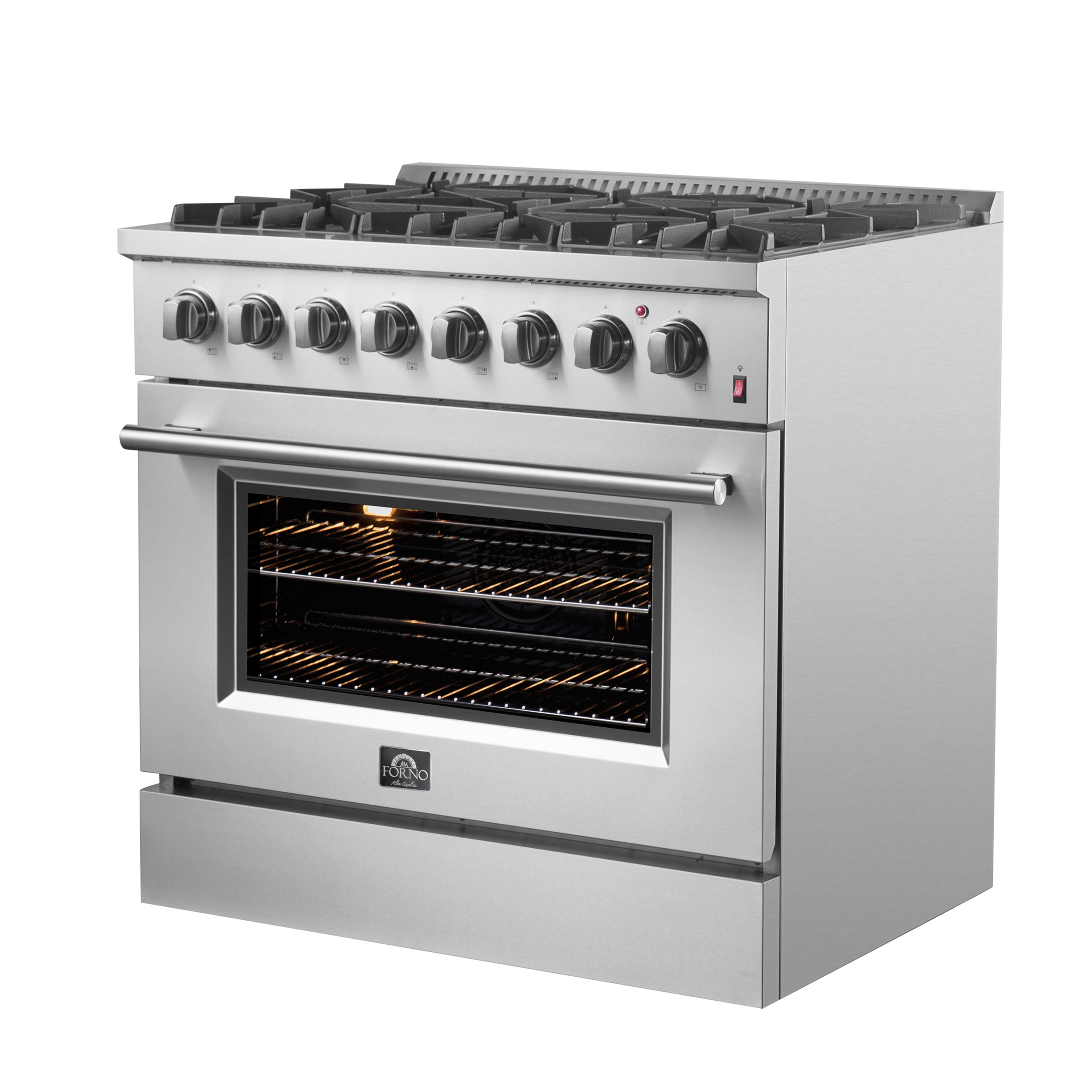 Marco 36-Inch Dual Fuel Range, , 6 Burners, 67,000 BTU, True Convection Oven, Energy Efficient FFSGS619736