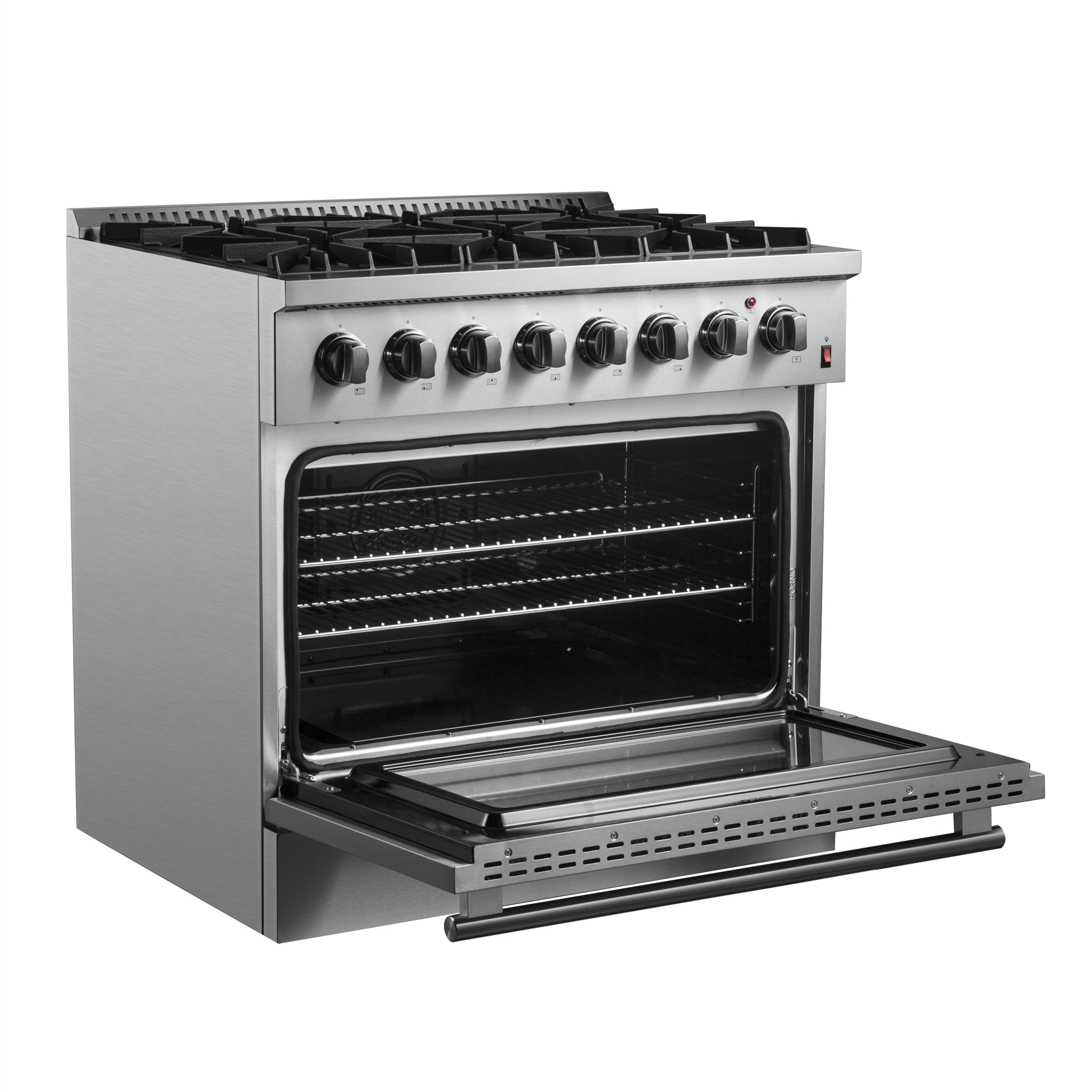 Marco 36-Inch Dual Fuel Range, , 6 Burners, 67,000 BTU, True Convection Oven, Energy Efficient FFSGS619736