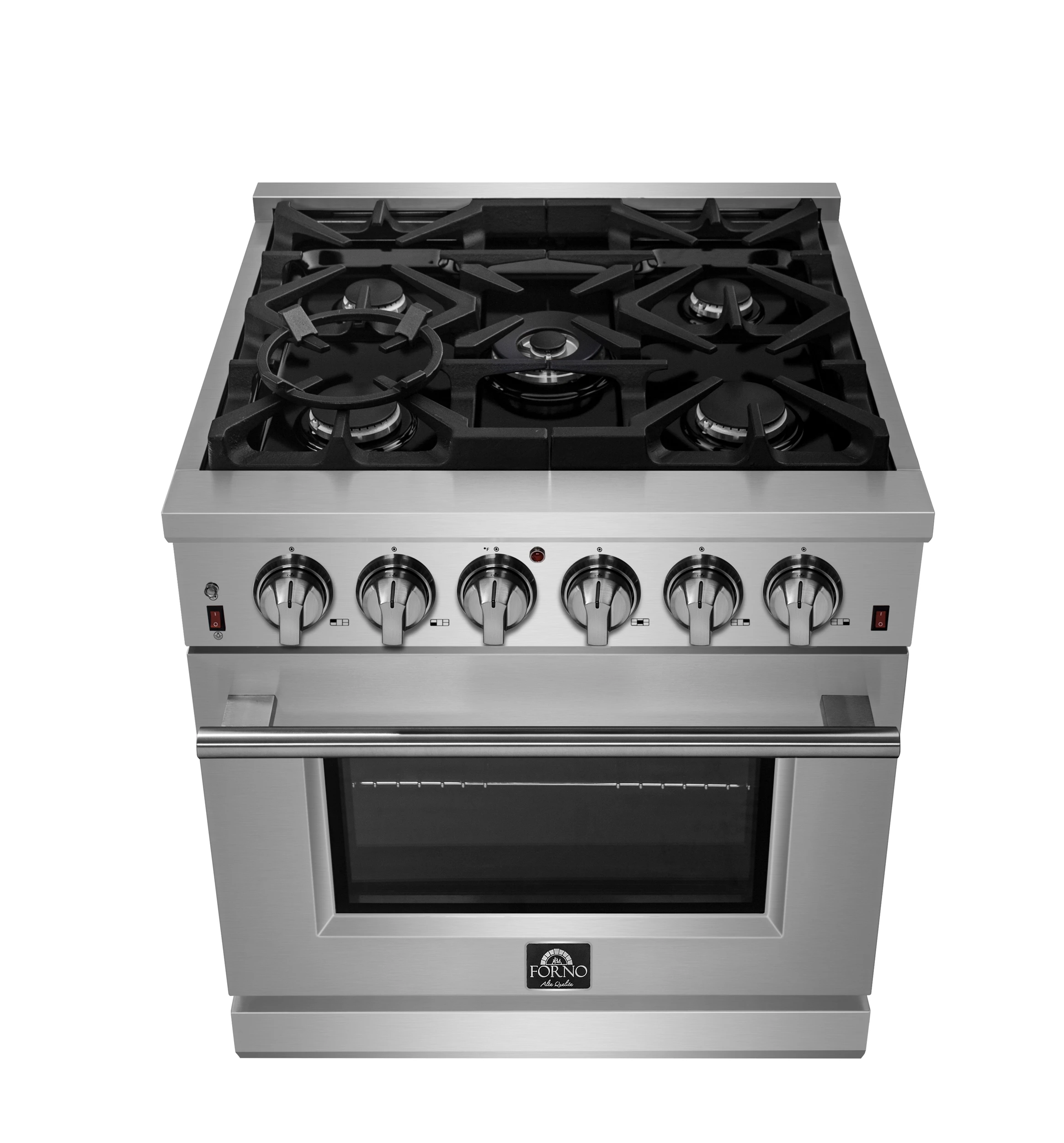 Massimo 30-Inch Freestanding Gas Range, 5 Burners, True Convection Oven FFSGS623930