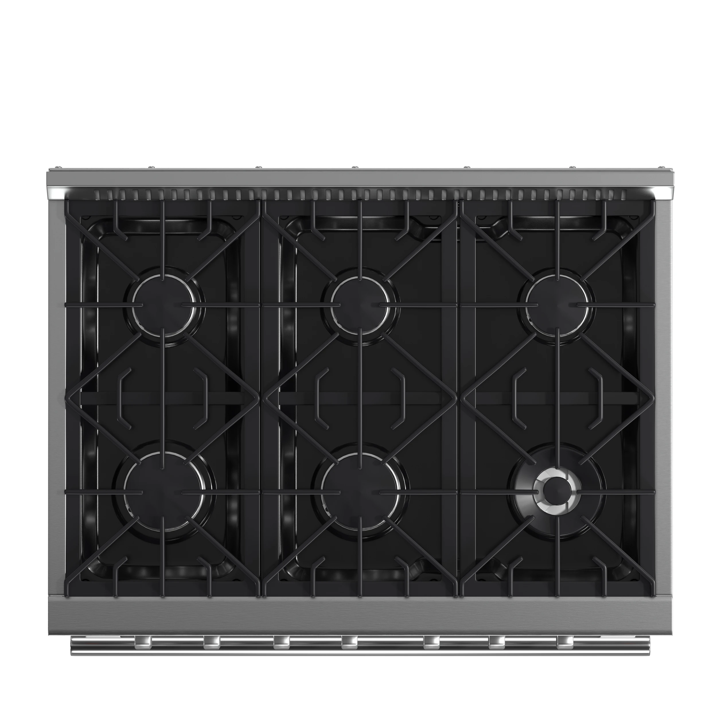 Galiano 36-Inch Freestanding Gas Range, Stainless Steel, 6 Burners, Energy Efficient FFSGS624436