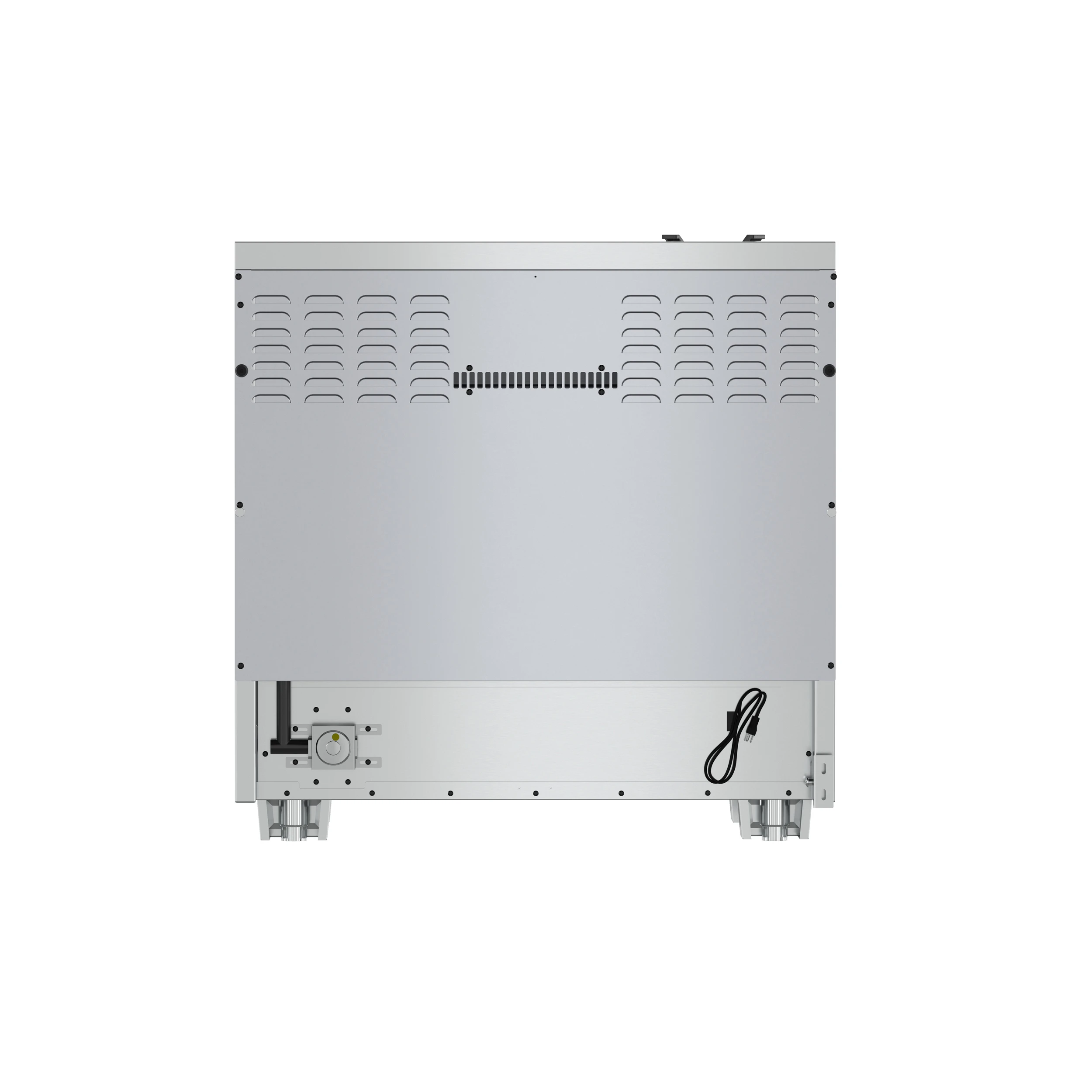 Capriasca 36-Inch Gas Range, Stainless Steel, 6 Brass Burners, 120,000 BTU, Convection Oven, Energy Efficient FFSGS626036