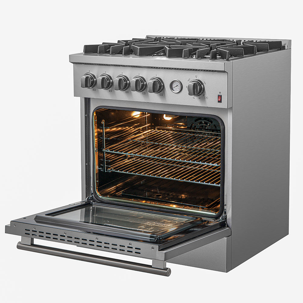 Giovanni 30-inch Gas Range , 5 Burners 67,000 BTU, 4.32 cu.ft. Convection Oven FFSGS627430