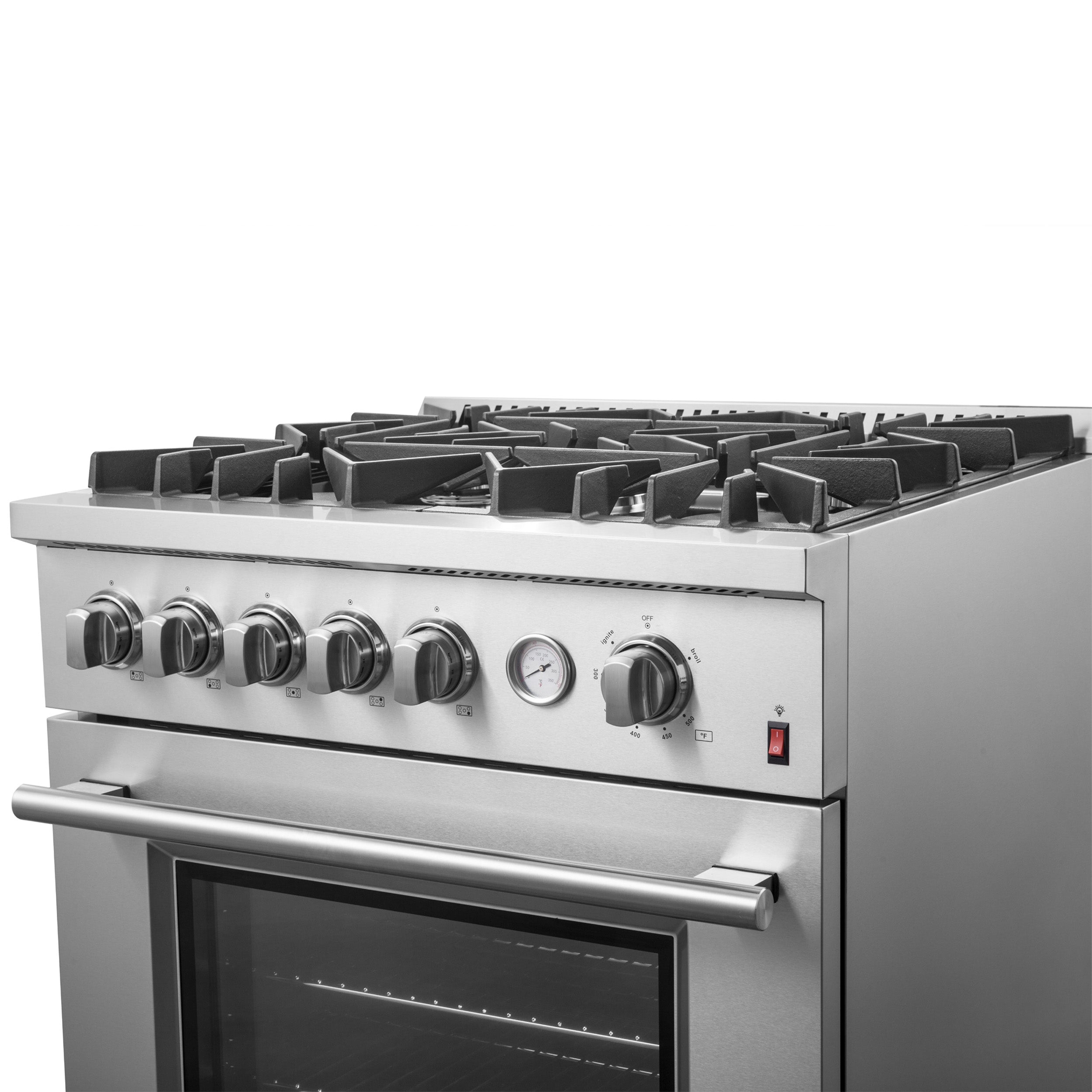 Giovanni 30-inch Gas Range , 5 Burners 67,000 BTU, 4.32 cu.ft. Convection Oven FFSGS627430