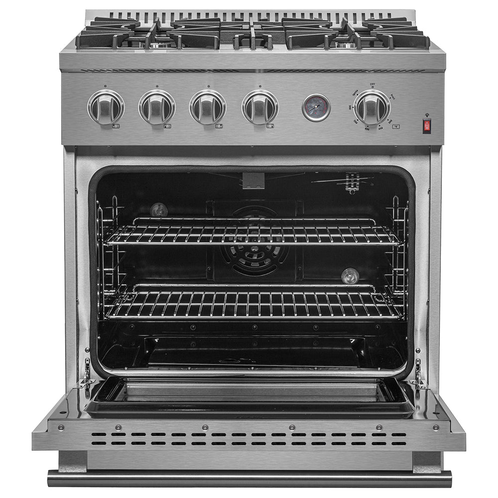 Marco 30-inch Gas Range , 4 Burners 37,000 BTU, 4.32 cu.ft. Convection Oven FFSGS627730