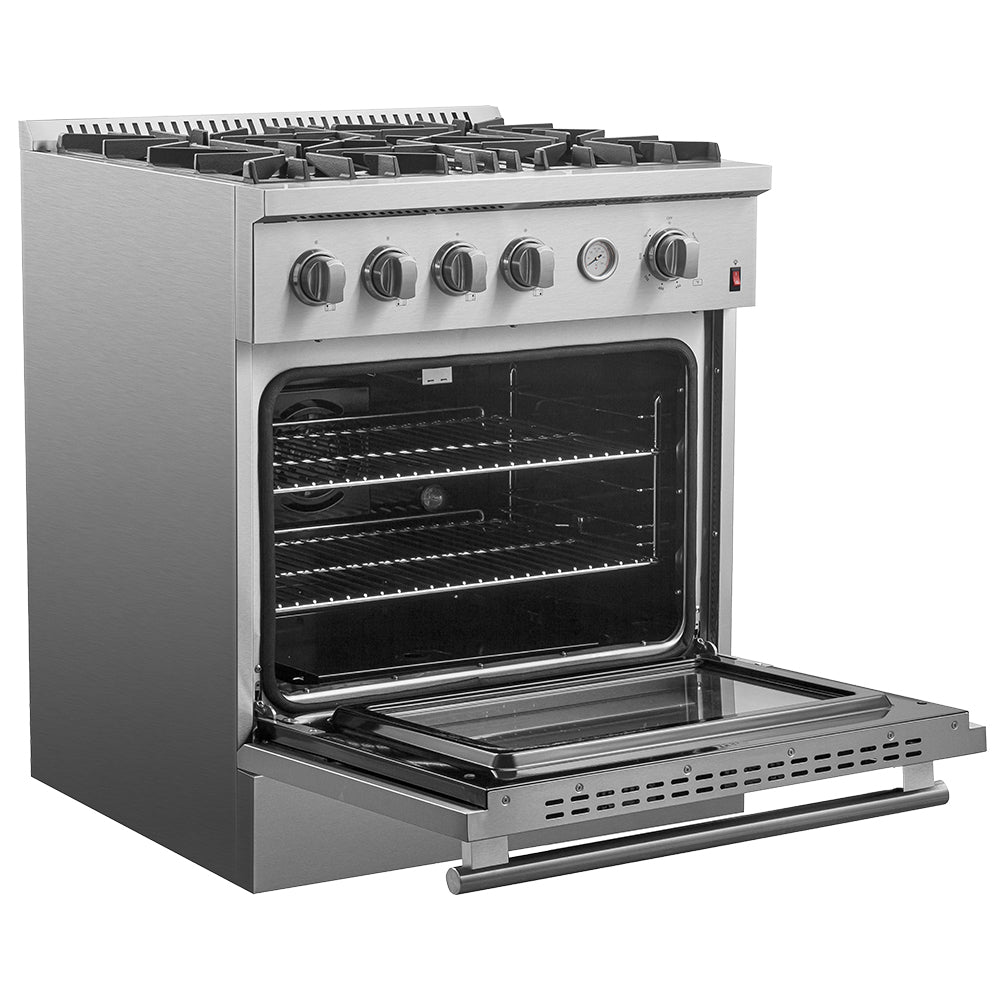 Marco 30-inch Gas Range , 4 Burners 37,000 BTU, 4.32 cu.ft. Convection Oven FFSGS627730