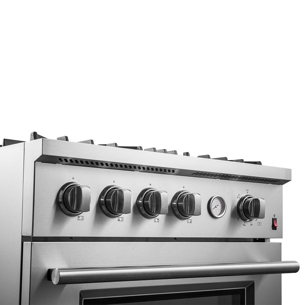 Marco 30-inch Gas Range , 4 Burners 37,000 BTU, 4.32 cu.ft. Convection Oven FFSGS627730