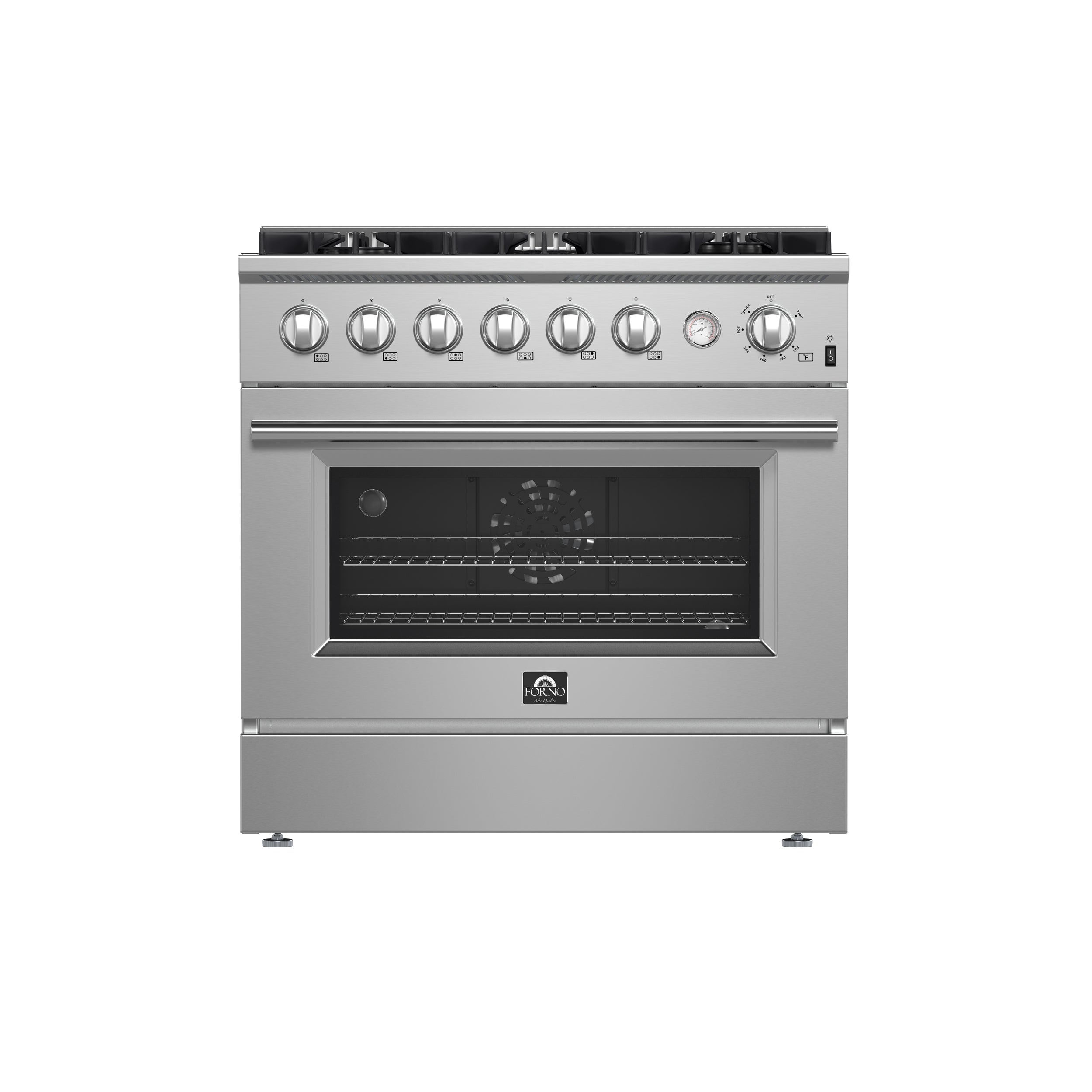Marco 36-Inch Gas Range , 6 Burners 67,000 BTU, 5.36 cu.ft. Convection Oven FFSGS627736