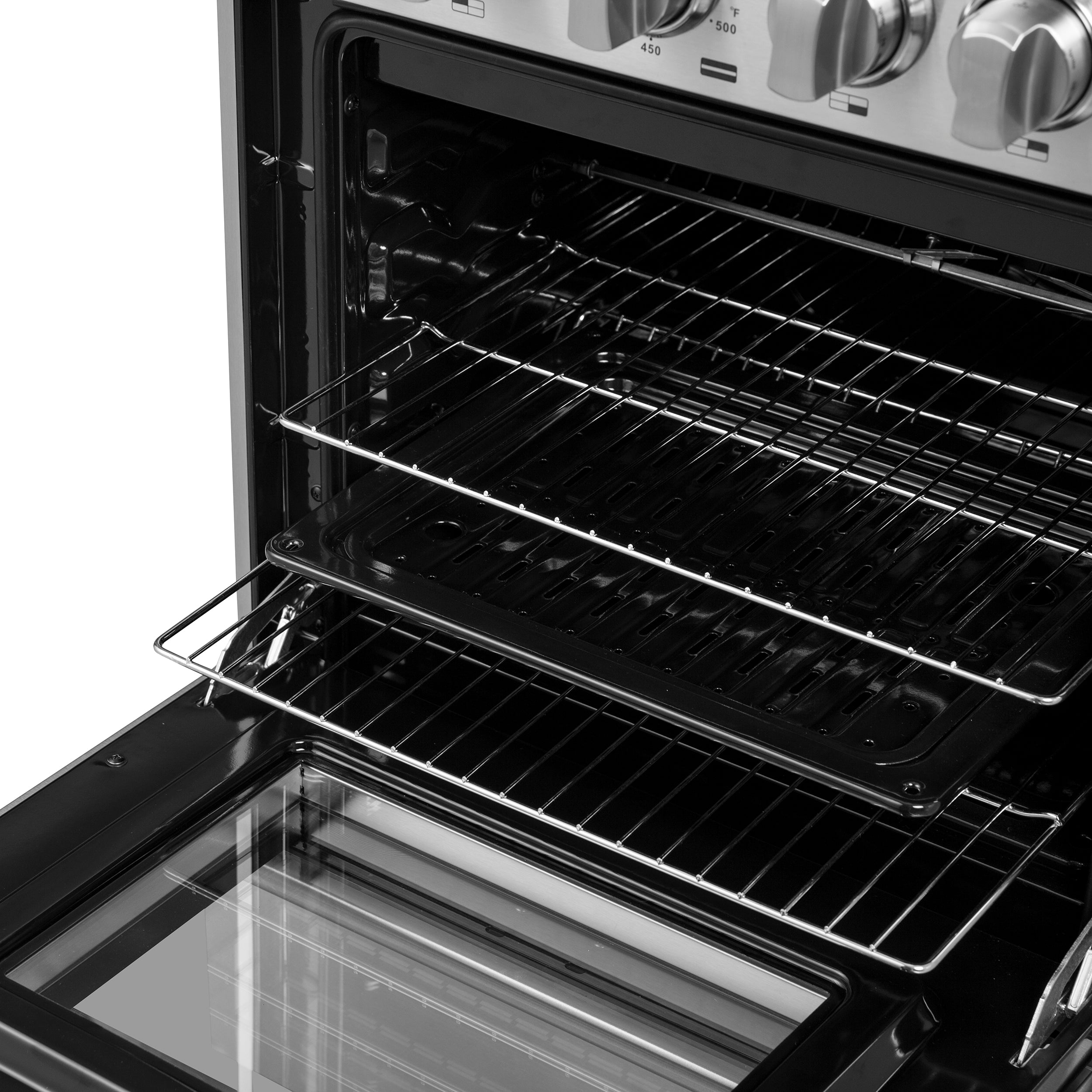 Breno 24-Inch Freestanding Gas Range, Plug Included, Energy Efficient FFSGS629024