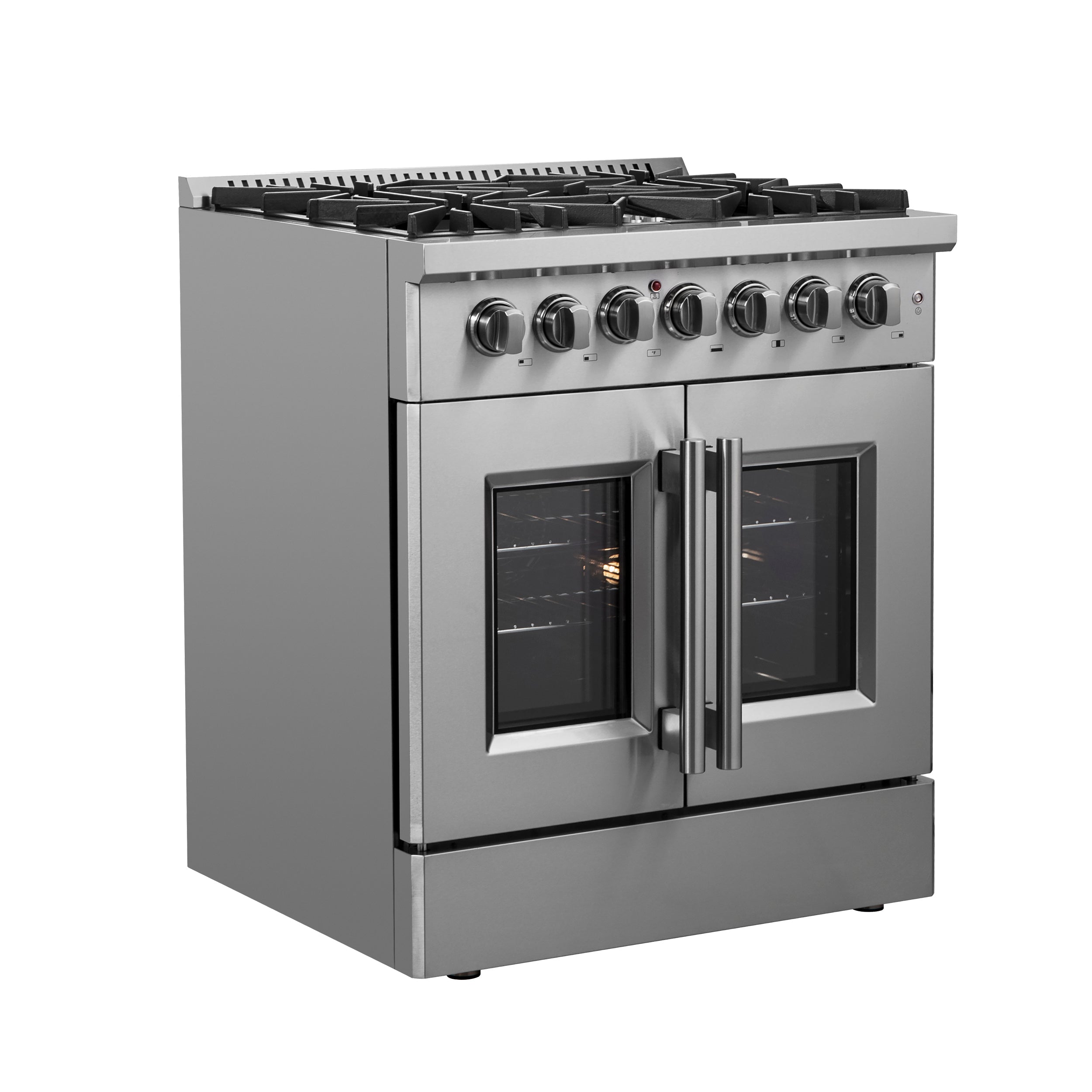Galiano 30-inch French Door Dual Fuel Range All , 5 Sealed Burners 68,000 BTU, 4.32 cu.ft. True Convection Oven FFSGS635630