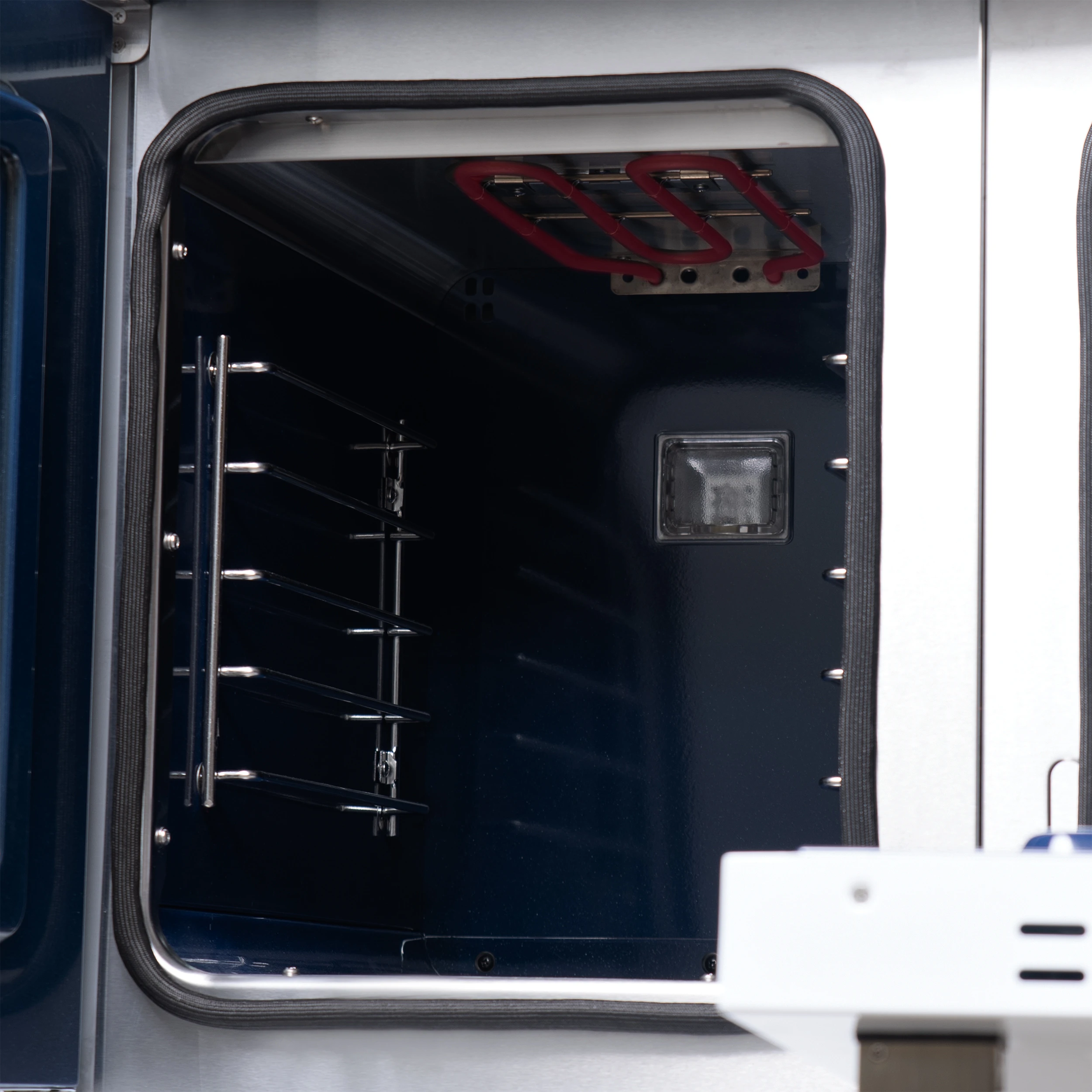 Capriasca 48 Inch Freestanding French Door Dual Fuel Range in White with Antique Brass Accessories, 8 Burners, True Convection Oven FFSGS638748WHT