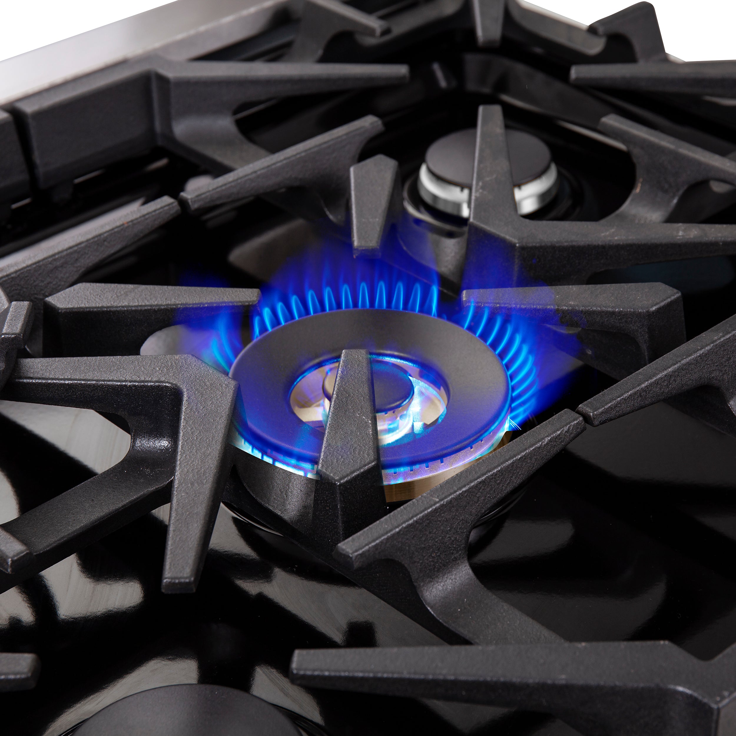 Massimo 30-Inch Freestanding French Door Gas Range, 4 Burners, Convection Oven, Energy Efficient FFSGS643930