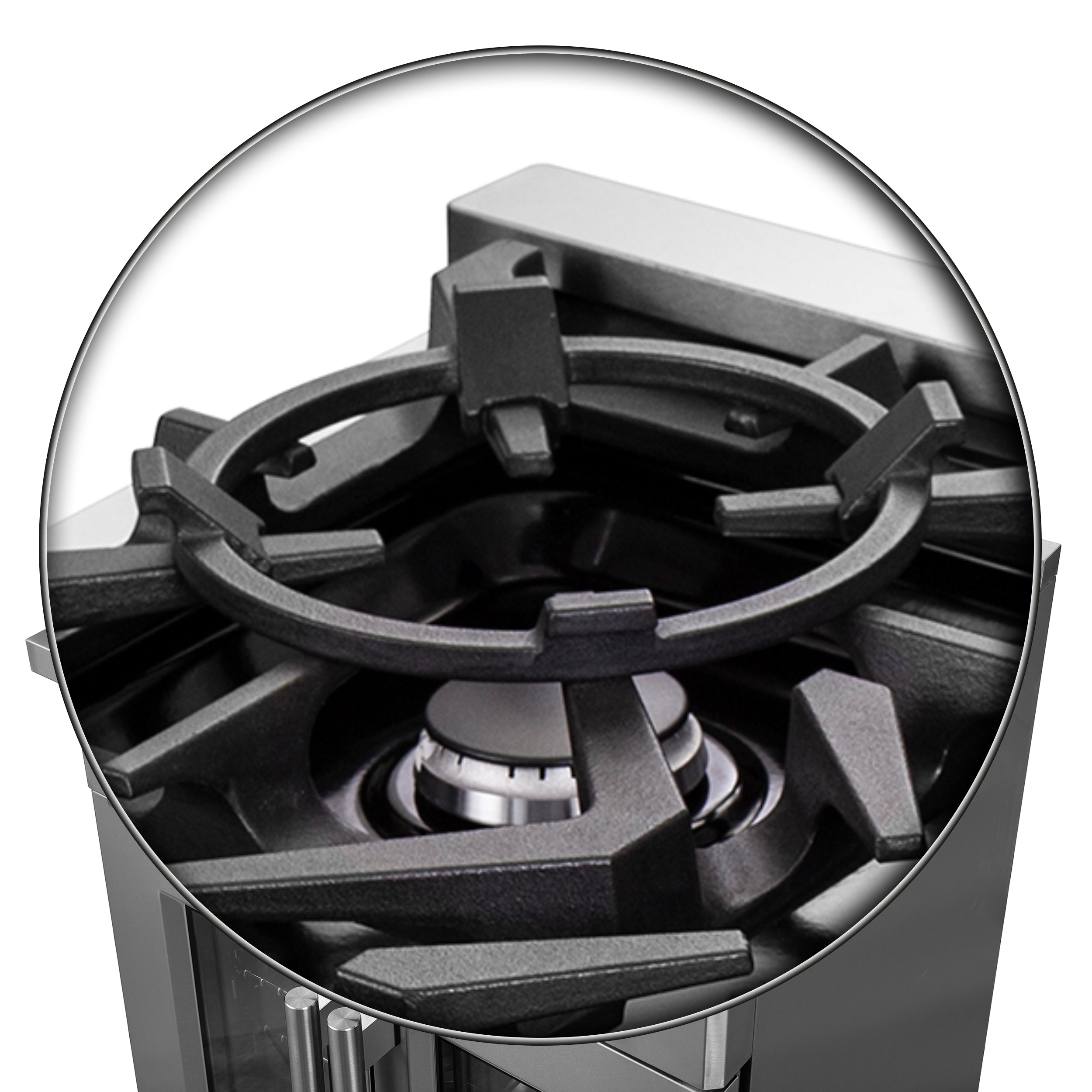 Massimo 30-Inch Freestanding French Door Gas Range, 4 Burners, Convection Oven, Energy Efficient FFSGS643930