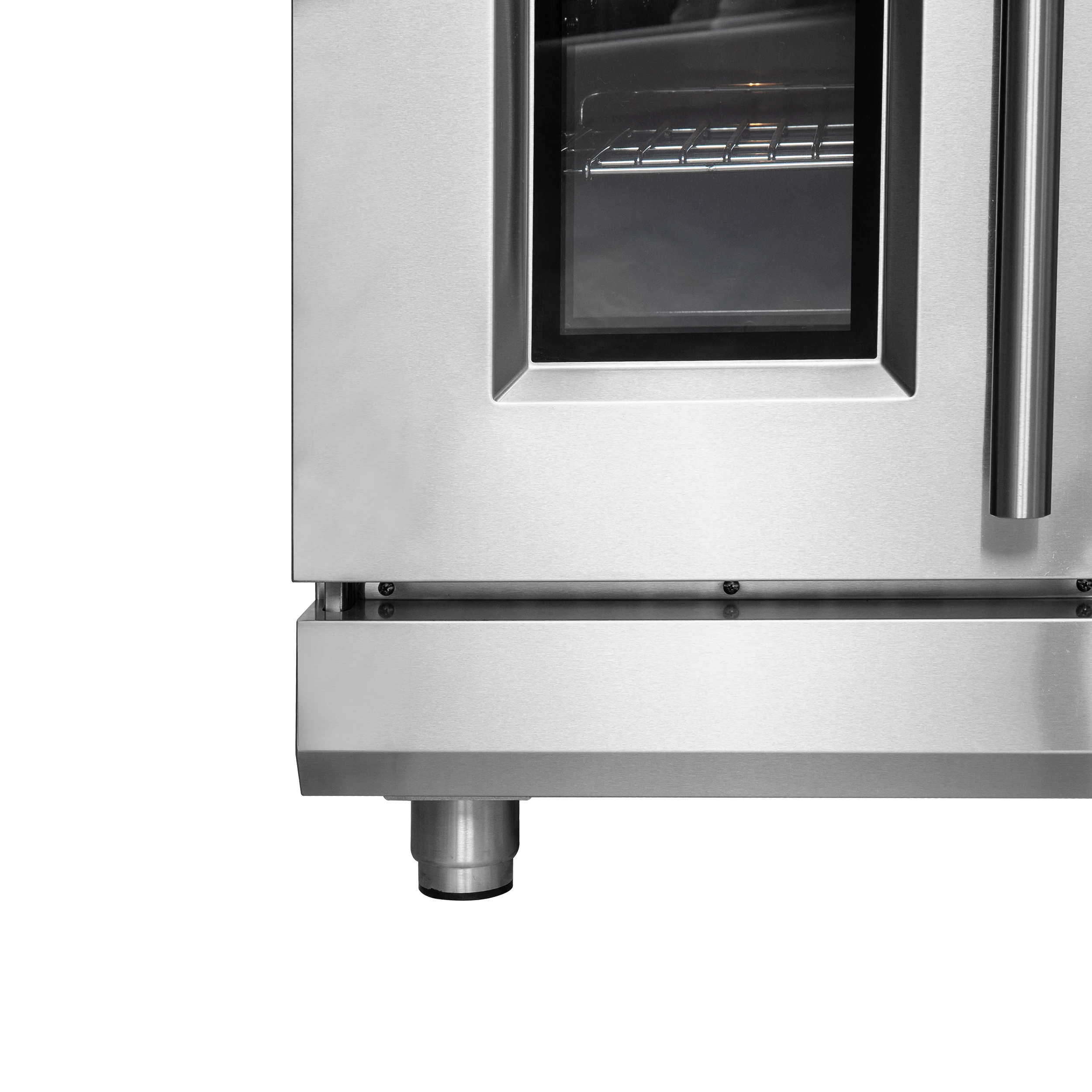 Massimo 48-Inch Freestanding French Door Gas Range, 8 Burners, Convection Oven, Energy Efficient FFSGS643948