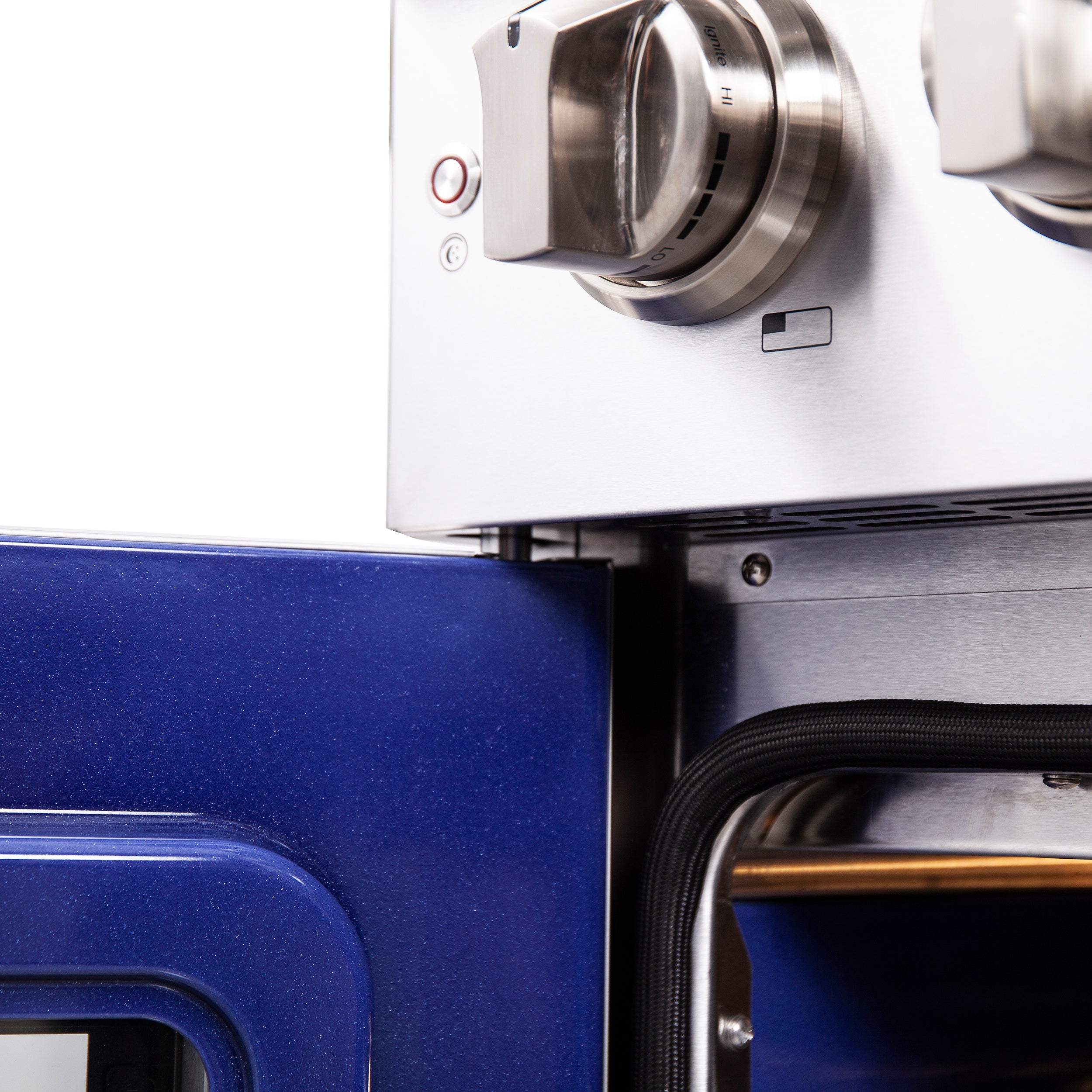 Capriasca 30-Inch Freestanding French Door Gas Range, 4 Burners, Convection Oven, Energy Efficient FFSGS646030