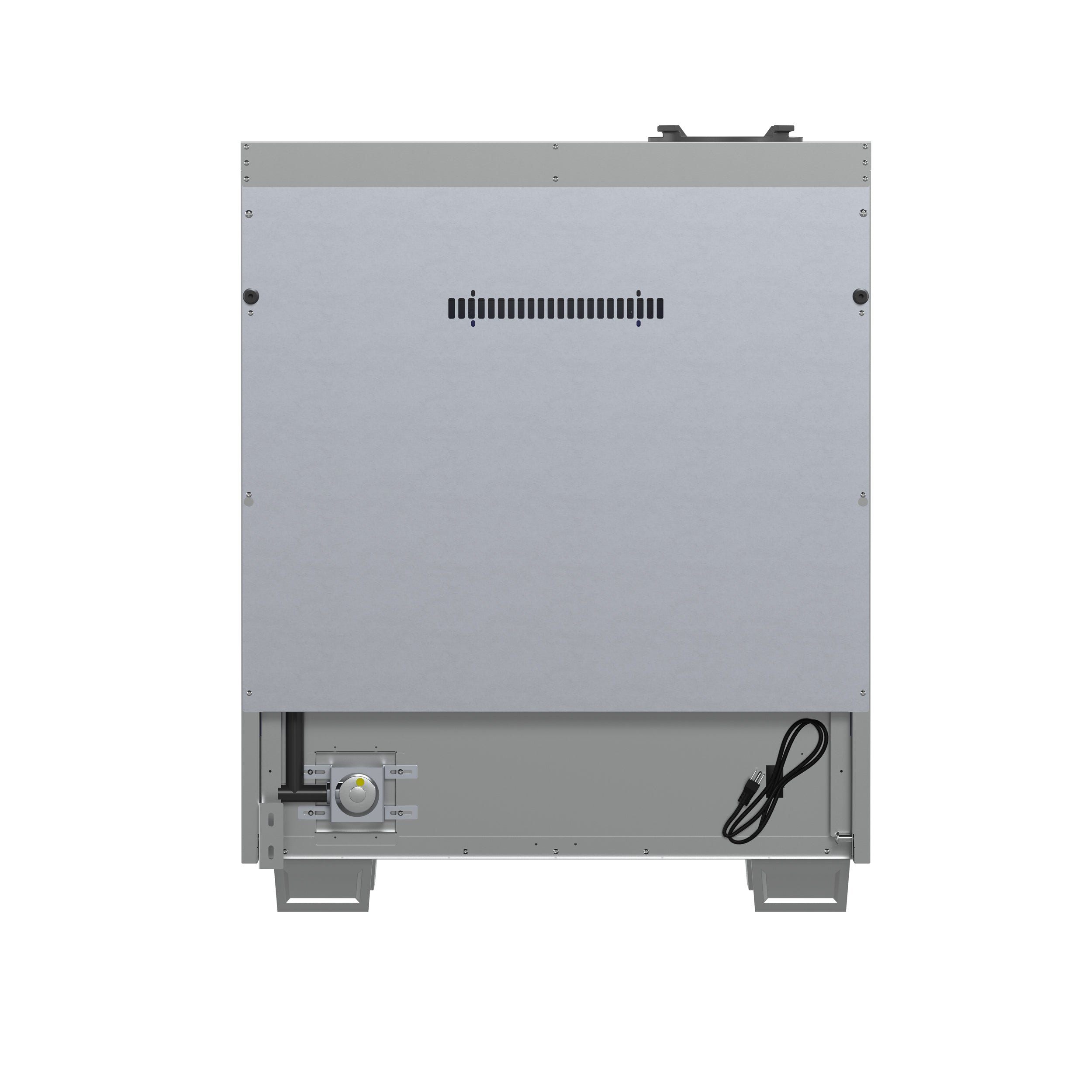 Capriasca 30-Inch Freestanding French Door Gas Range, 4 Burners, Convection Oven, Energy Efficient FFSGS646030