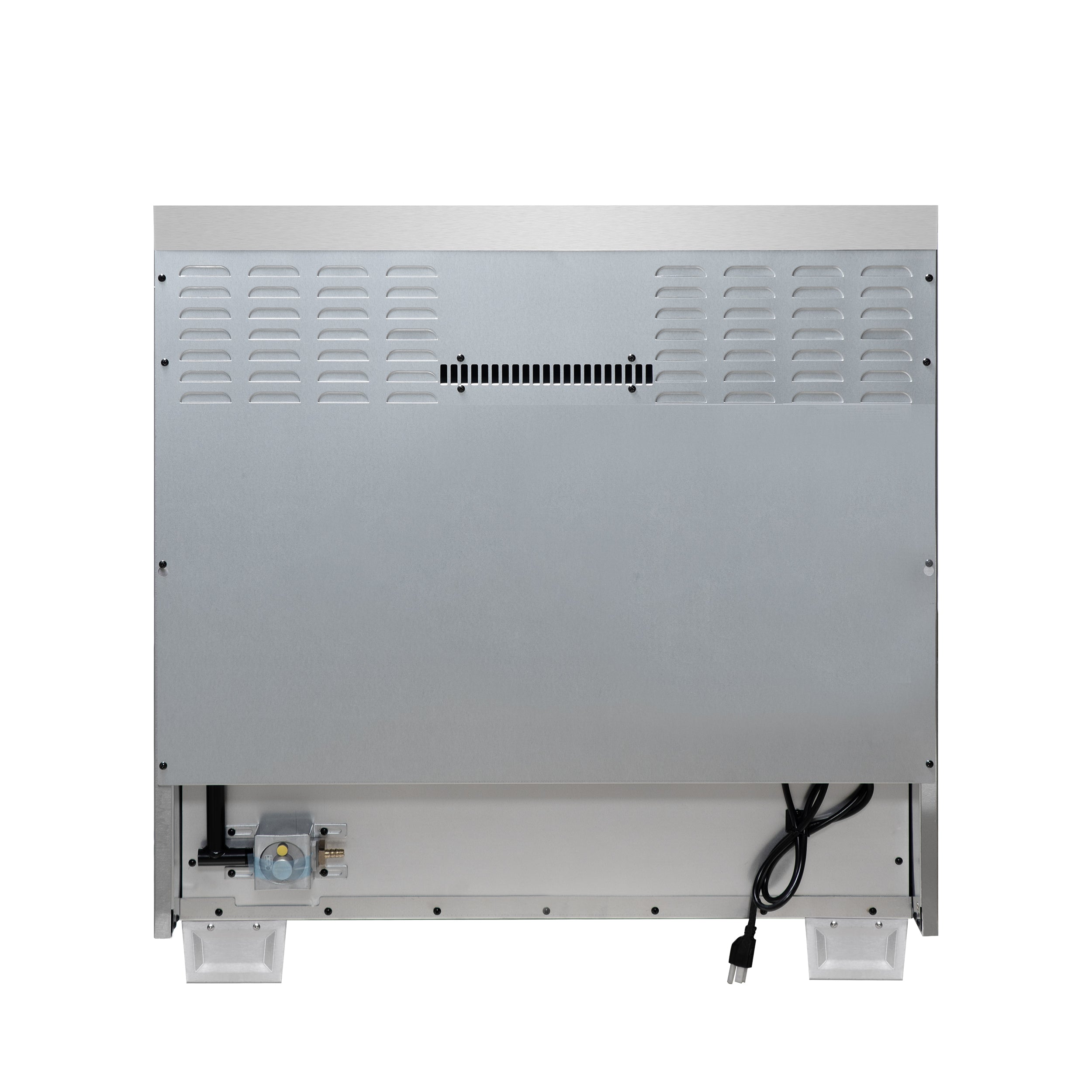 Capriasca 36-Inch Freestanding French Door Gas Range, 6 Burners, Convection Oven, Energy Efficient FFSGS646036WHT